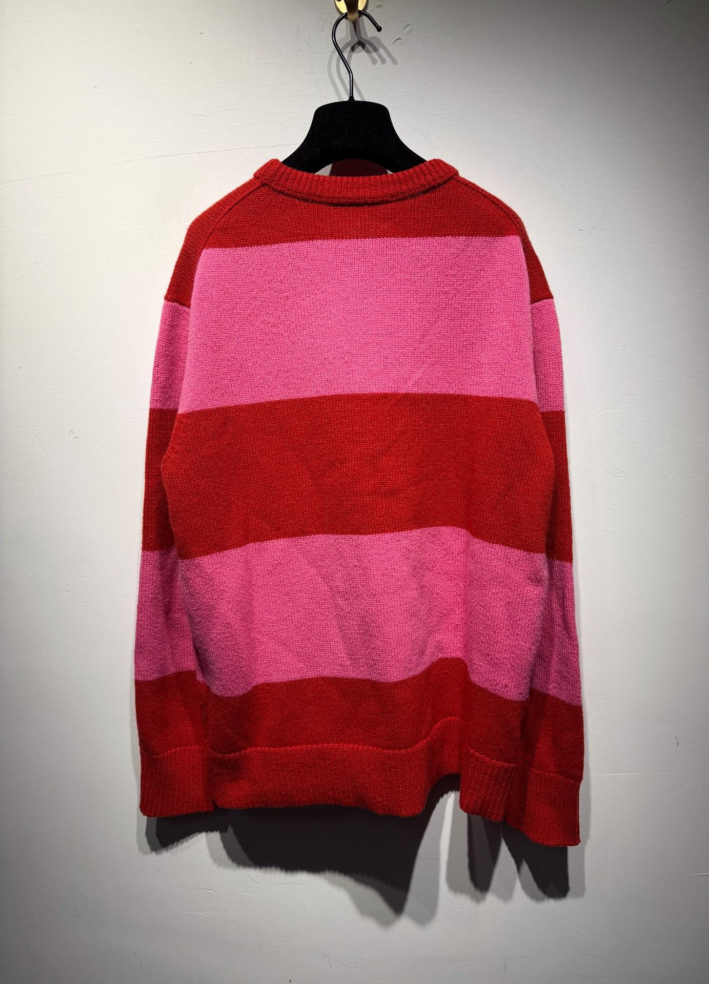 Acne Studios Acne Studios Embroidered Striped Pink Sweater XS Women Size XS / US 0-2 / IT 36-38 - 2 Thumbnail