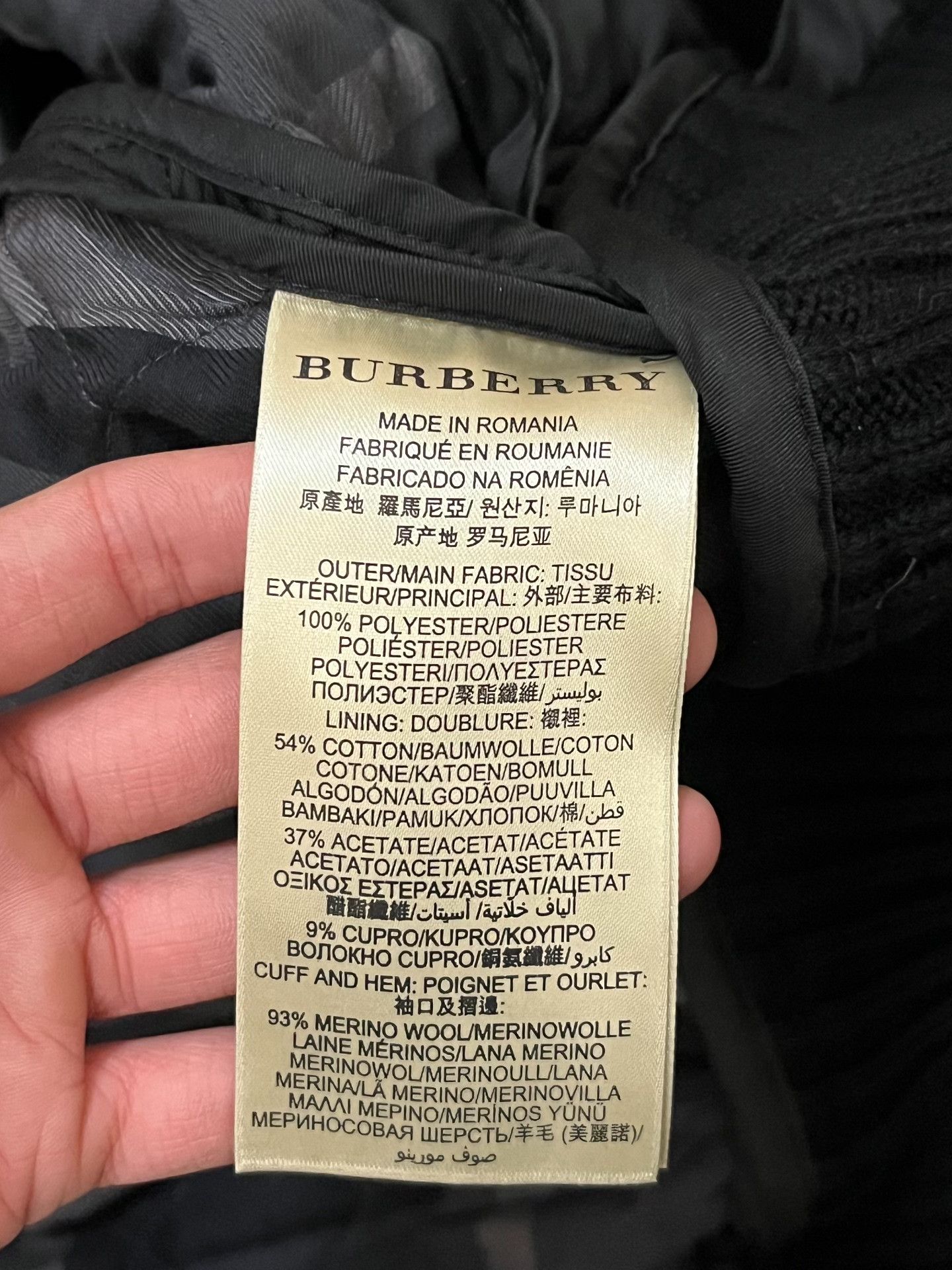 Burberry Burberry Patchwork Cropped Black Down Jacket XS Women Size XS / US 0-2 / IT 36-38 - 4 Thumbnail
