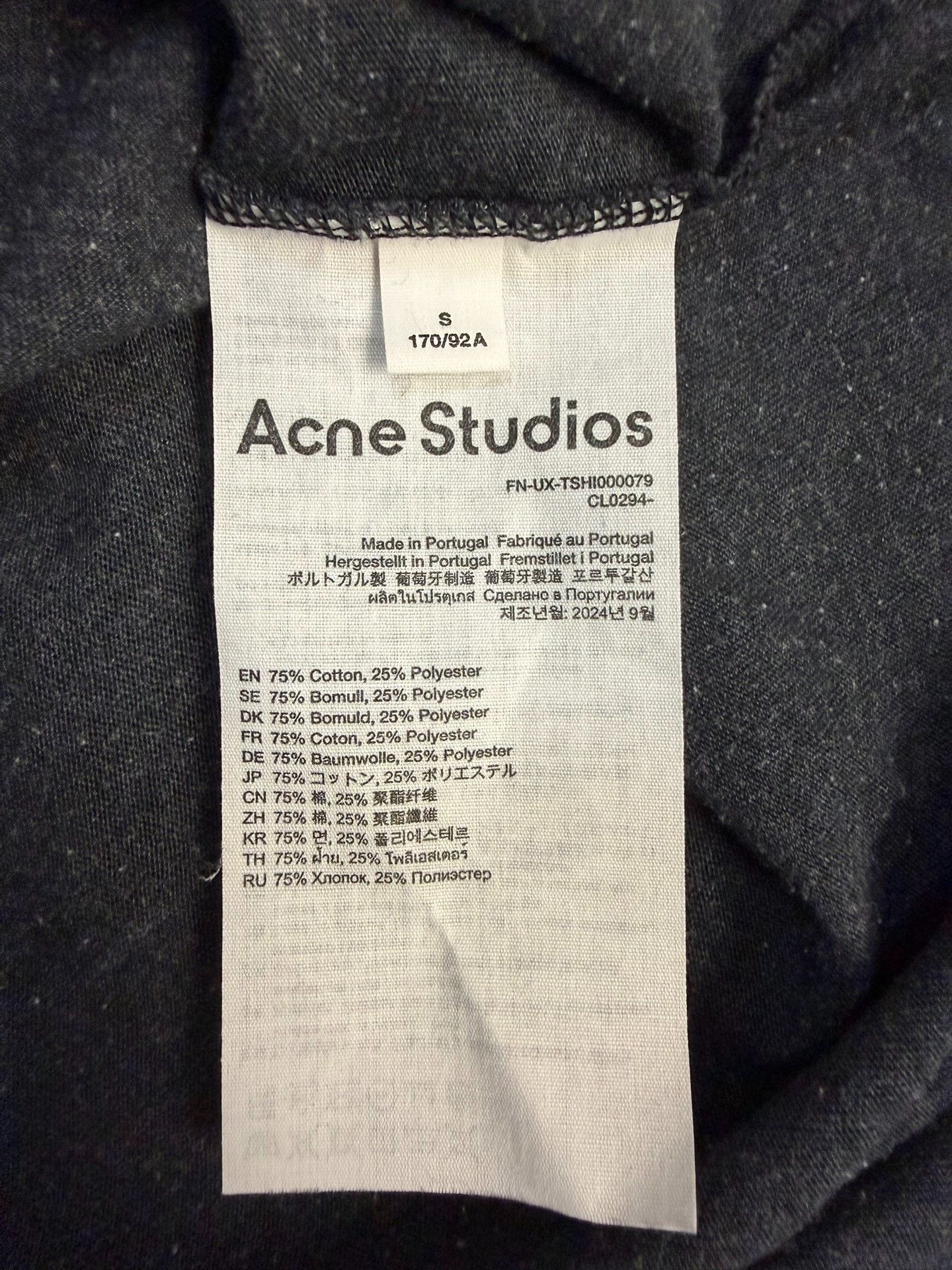 Acne Studios Acne Studios Retro Graphic T-Shirt S Men Size US S / EU 44-46 / 1 - 4 Thumbnail
