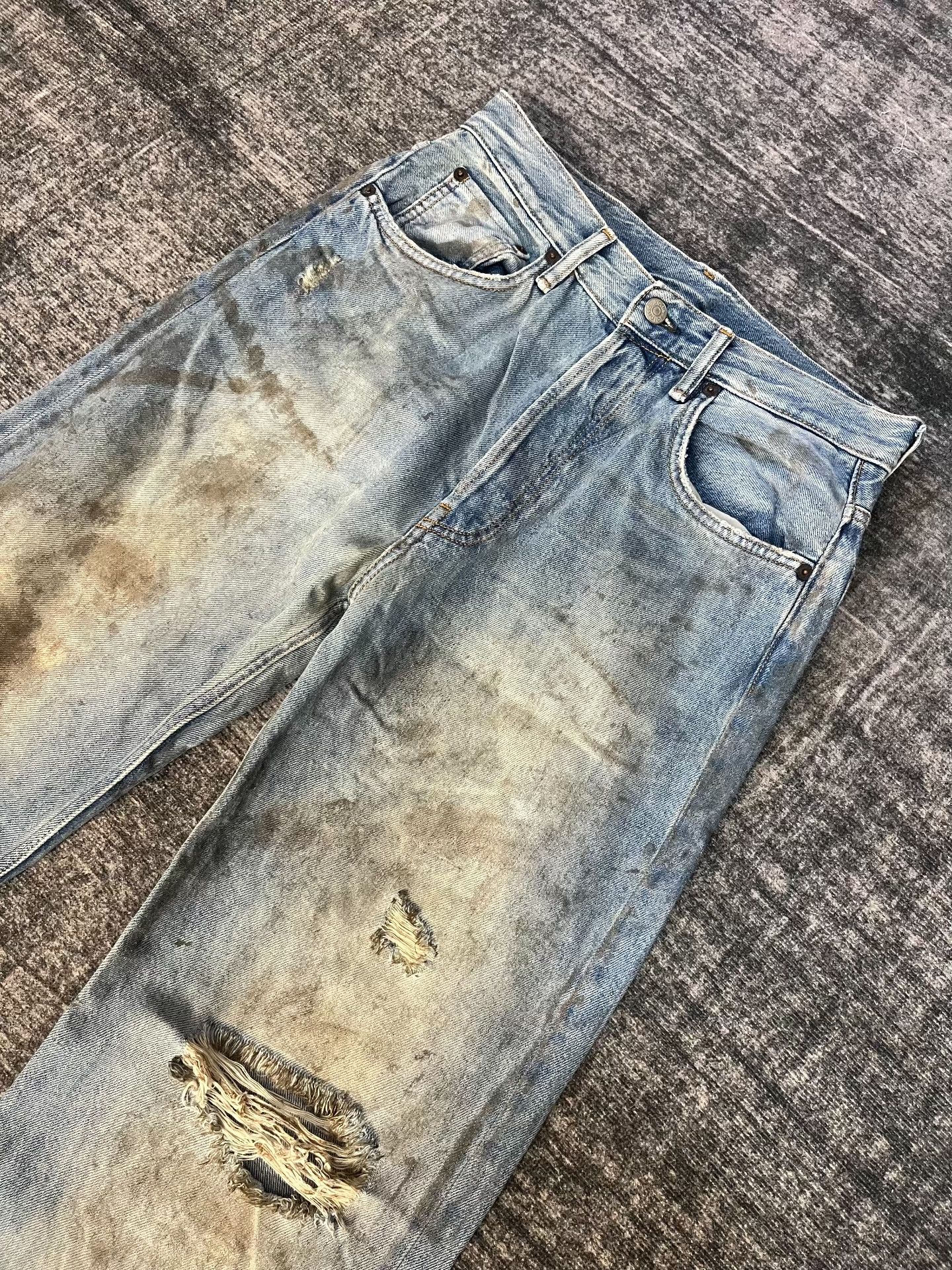 Acne Studios Acne Studios Denim Oversized Blue Denim Jeans M Men Size US 32 / EU 48 - 2 Thumbnail