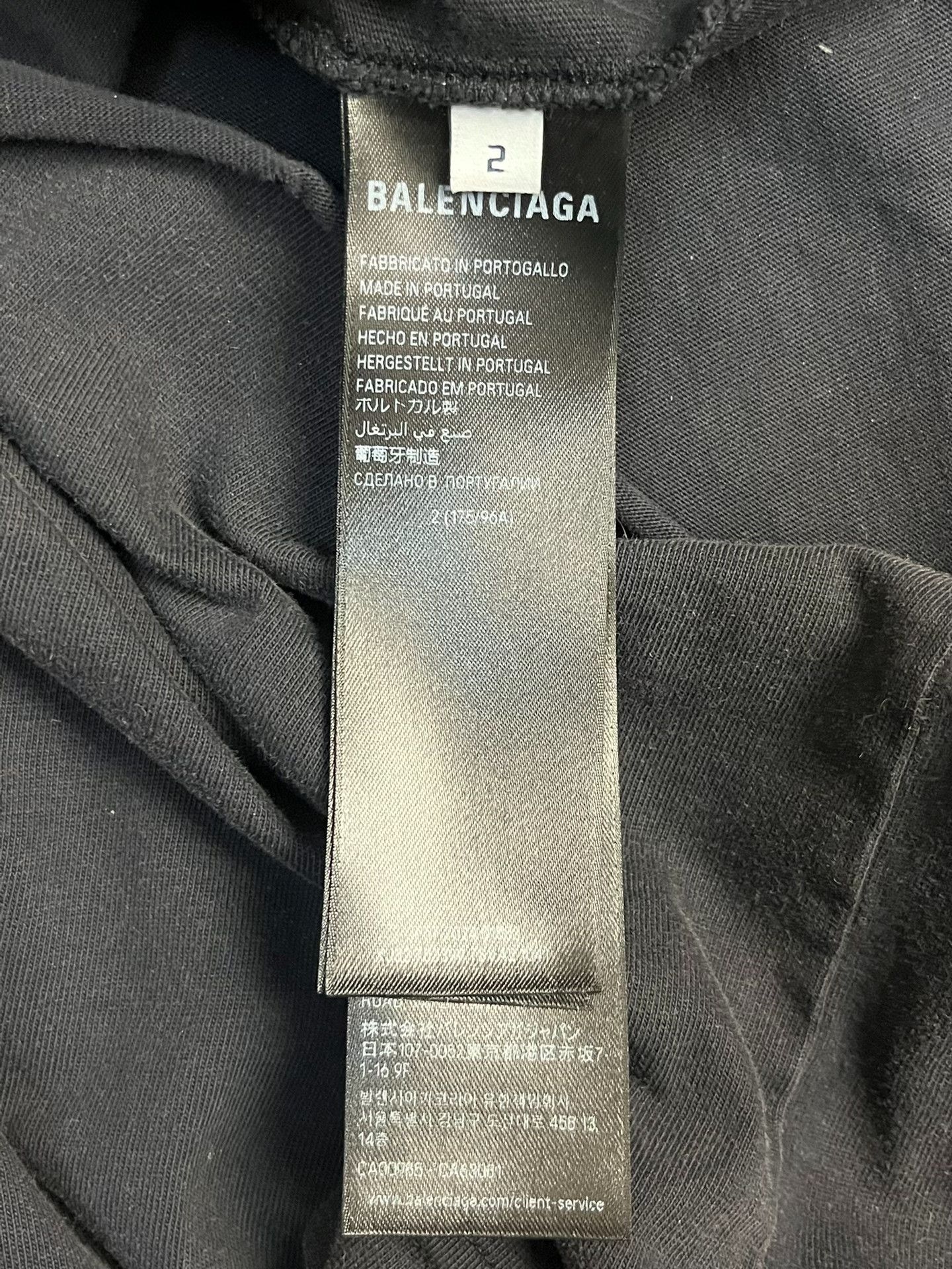 Balenciaga Balenciaga Retro Black T-Shirt 2 Men Size US XS / EU 42 / 0 - 4 Thumbnail
