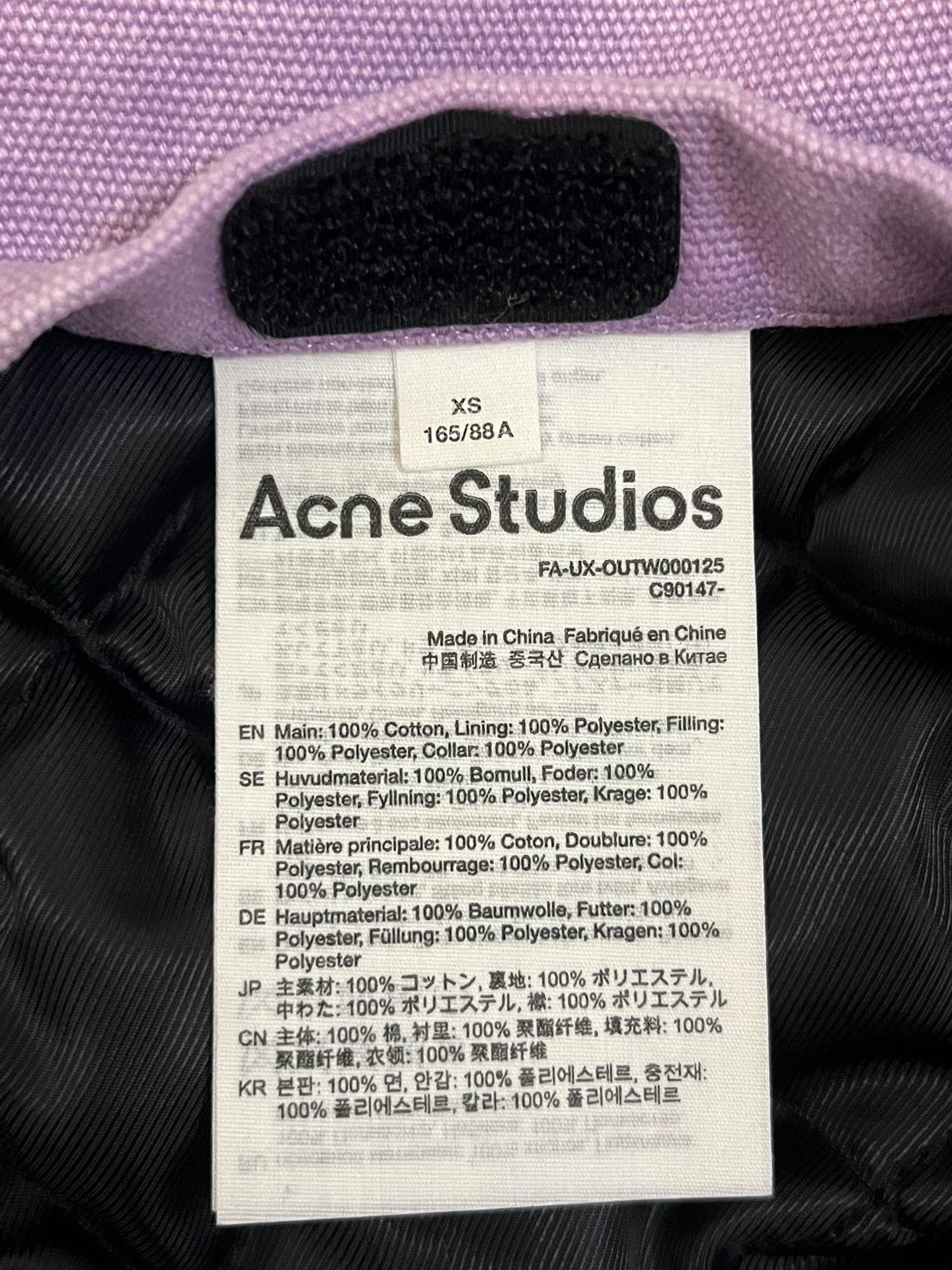 Acne Studios Acne Studios Purple Jacket XS Women Size XS / US 0-2 / IT 36-38 - 4 Thumbnail