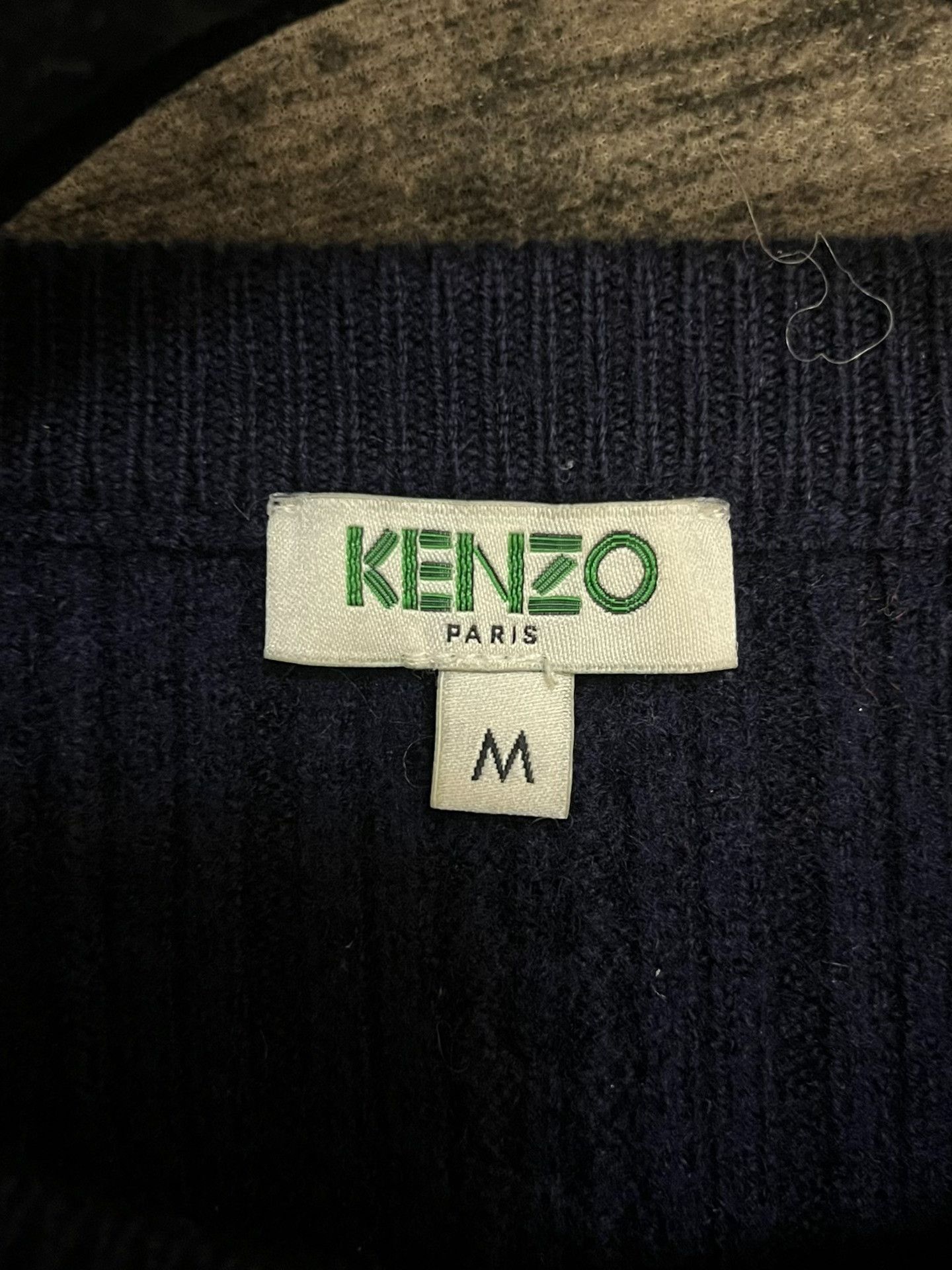 Kenzo Kenzo Retro Embroidered Black Sweater M Men Size US M / EU 48-50 / 2 - 3 Thumbnail
