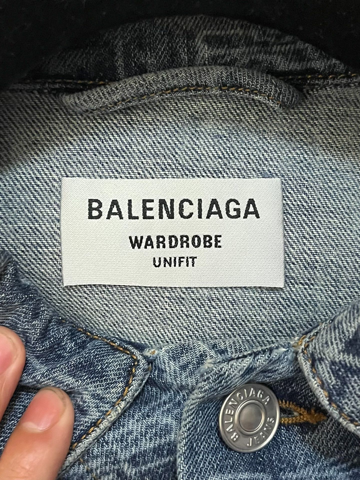 Balenciaga Balenciaga Retro Denim Blue Jacket XS Women Size XS / US 0-2 / IT 36-38 - 3 Thumbnail