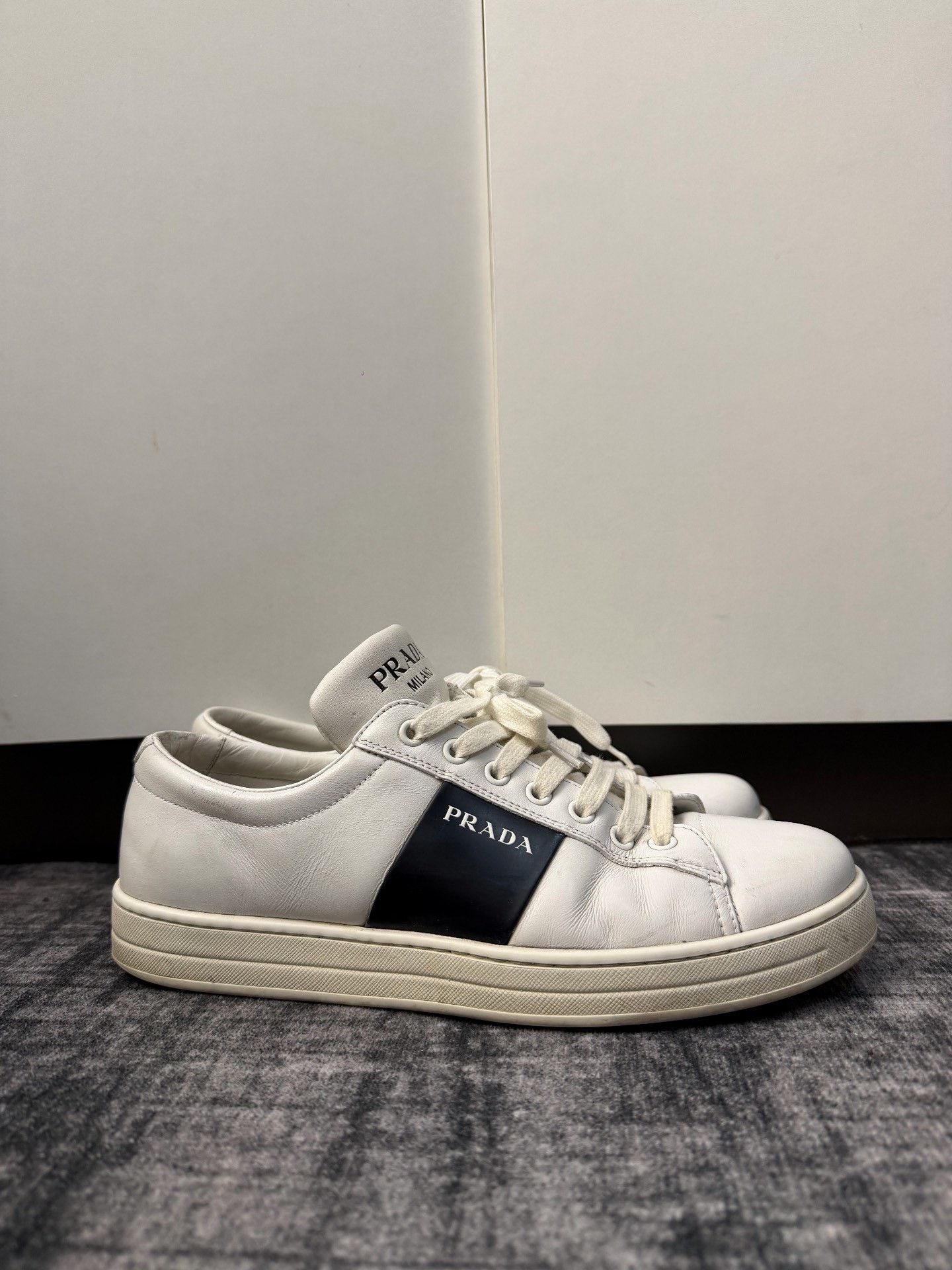 Prada Prada Retro Black Lowtop Sneakers 6.5 Men Size US 6.5 / EU 39-40 - 3 Thumbnail