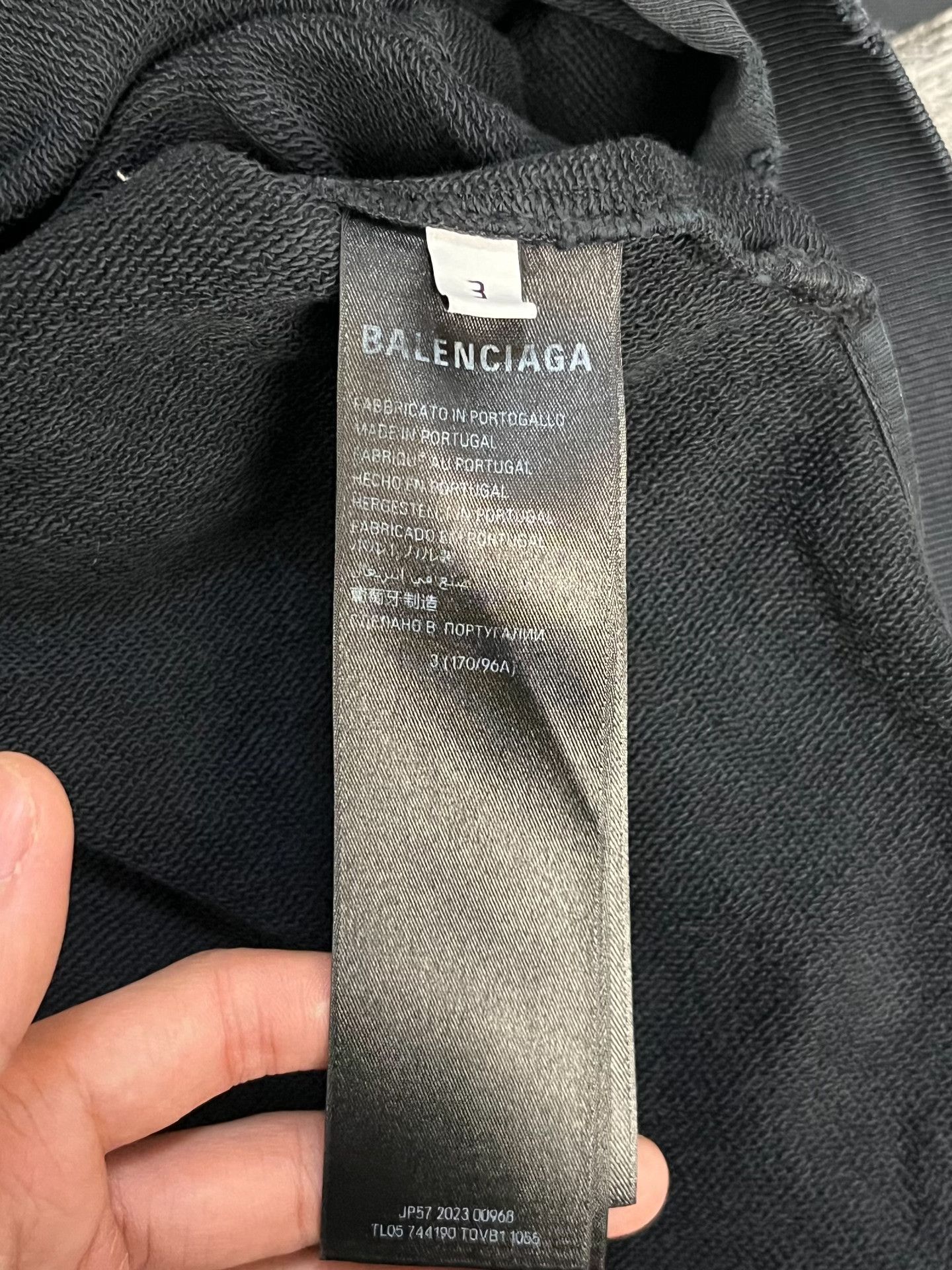 Balenciaga Balenciaga Black Hoodie 3 Men Size US XS / EU 42 / 0 - 4 Thumbnail