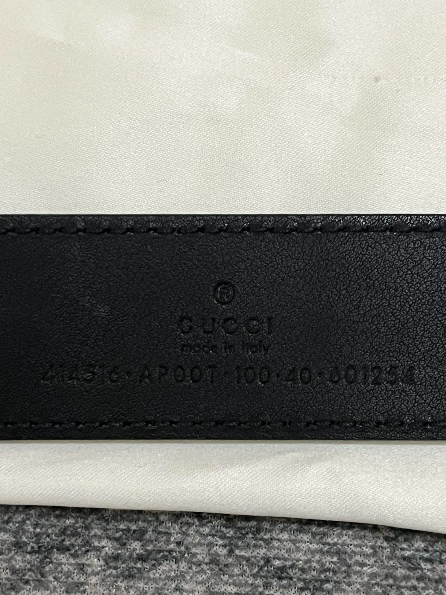 Gucci Gucci Black Belt M Men Size ONE SIZE - 2 Thumbnail
