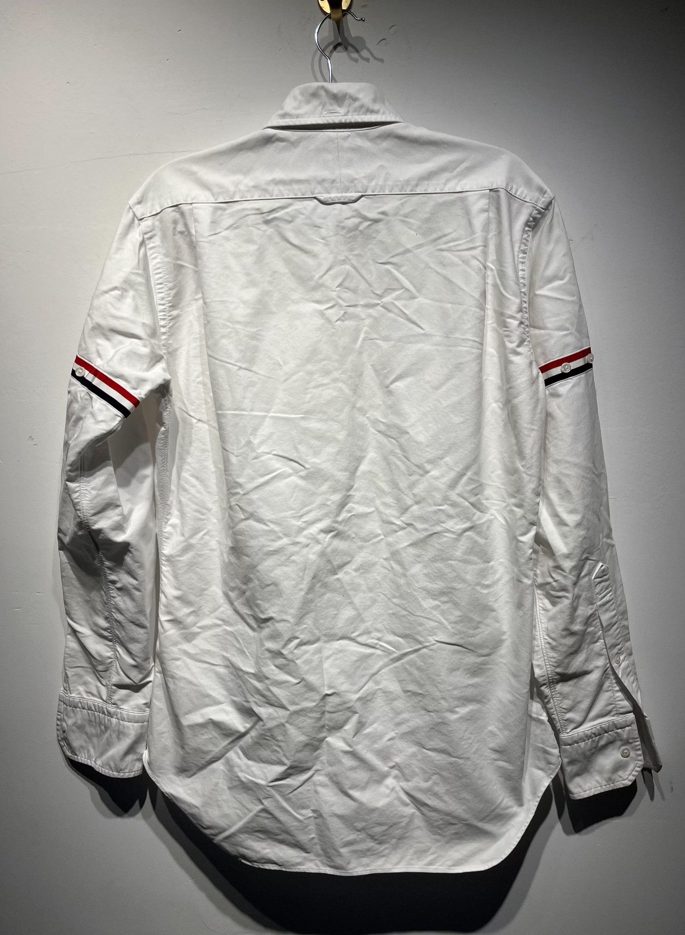 Thom Browne Thom Browne Striped Brown Shirt 2 Men Size US XS / EU 42 / 0 - 3 Thumbnail