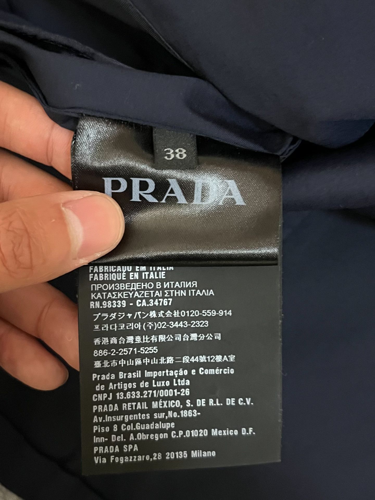 Prada Prada Formal Blue Jacket 38 Women Size S / US 4 / IT 40 - 4 Thumbnail