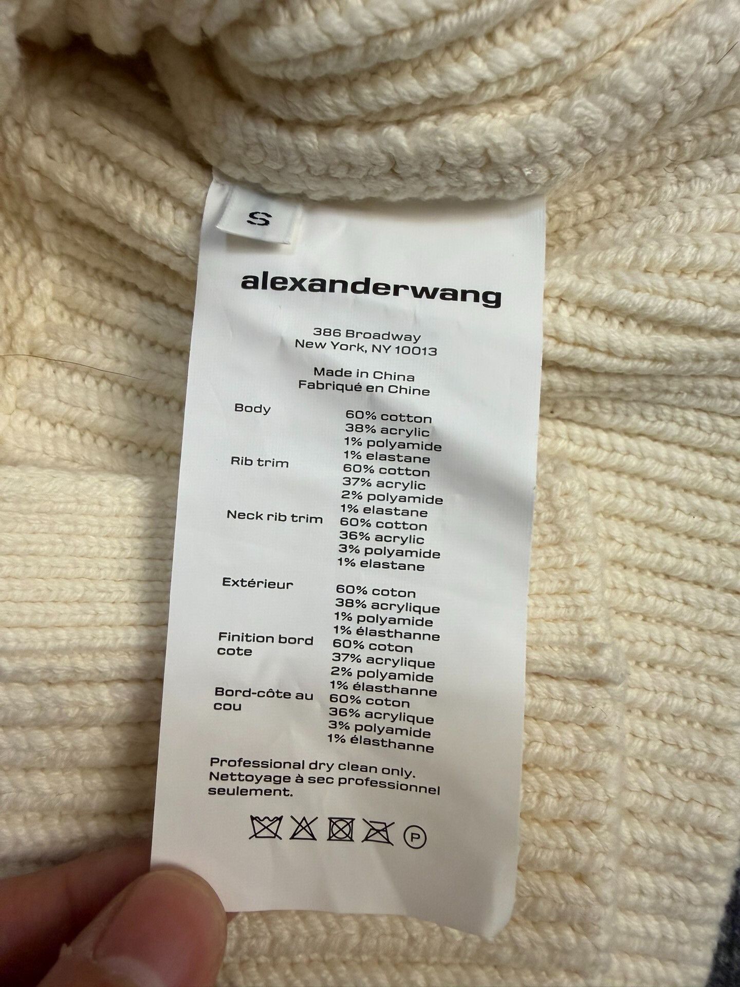 Alexander Wang Alexander Wang White Sweater S Women Size S / US 4 / IT 40 - 4 Thumbnail