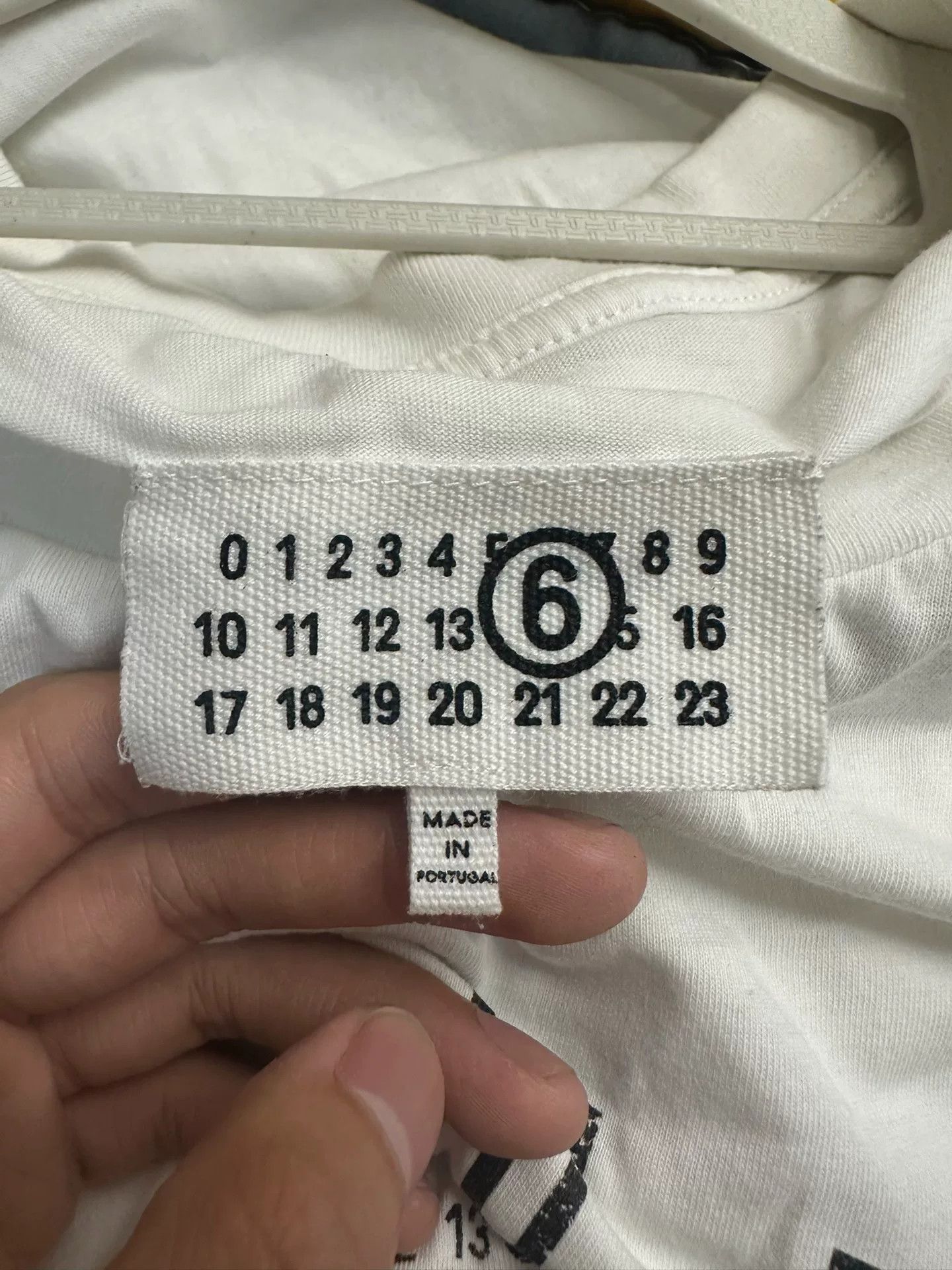 Maison Margiela Maison Margiela Printed White T-Shirt M Men Size US M / EU 48-50 / 2 - 3 Thumbnail
