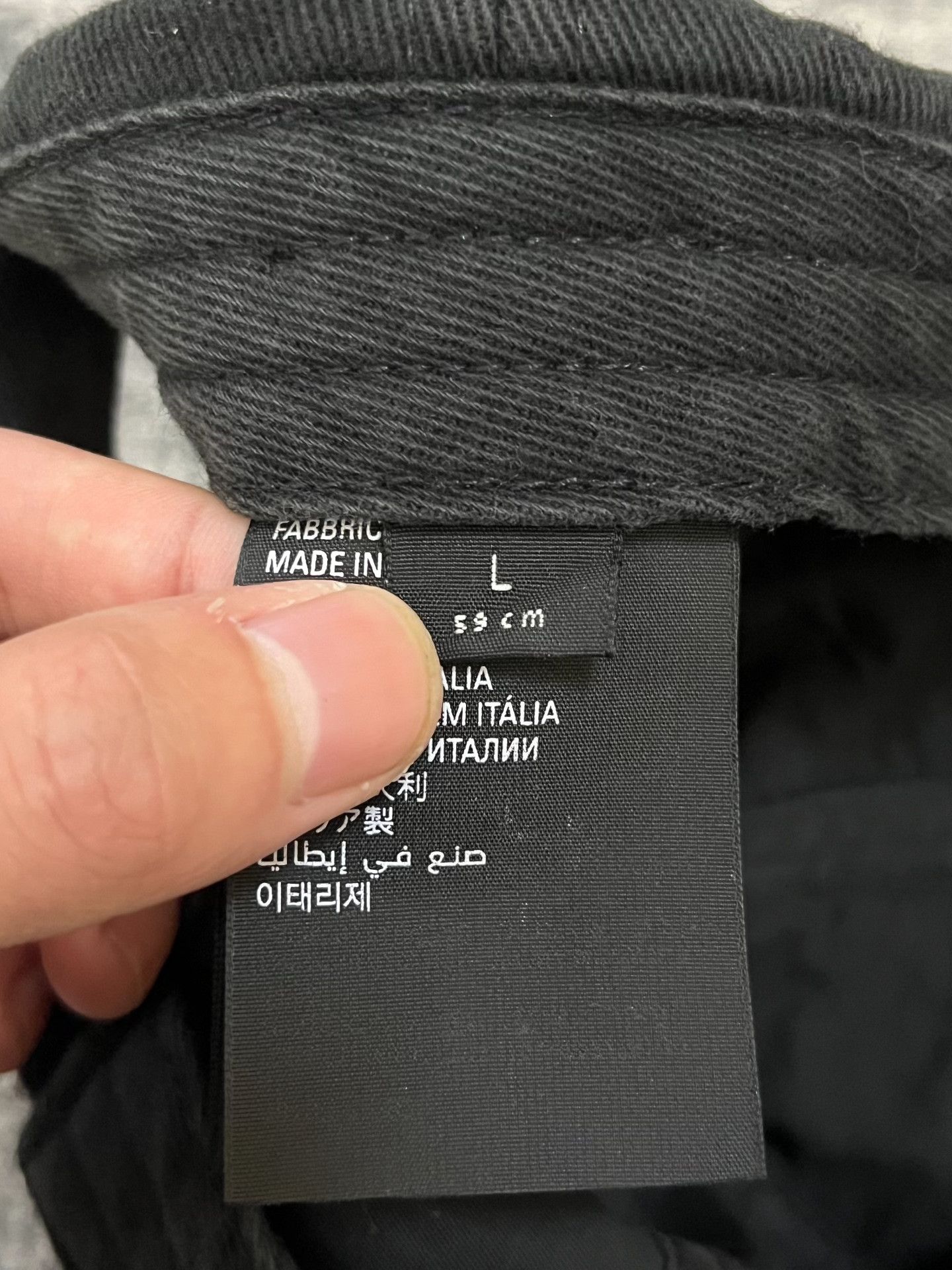 Balenciaga Balenciaga Black Hat L Men Size ONE SIZE - 5 Thumbnail