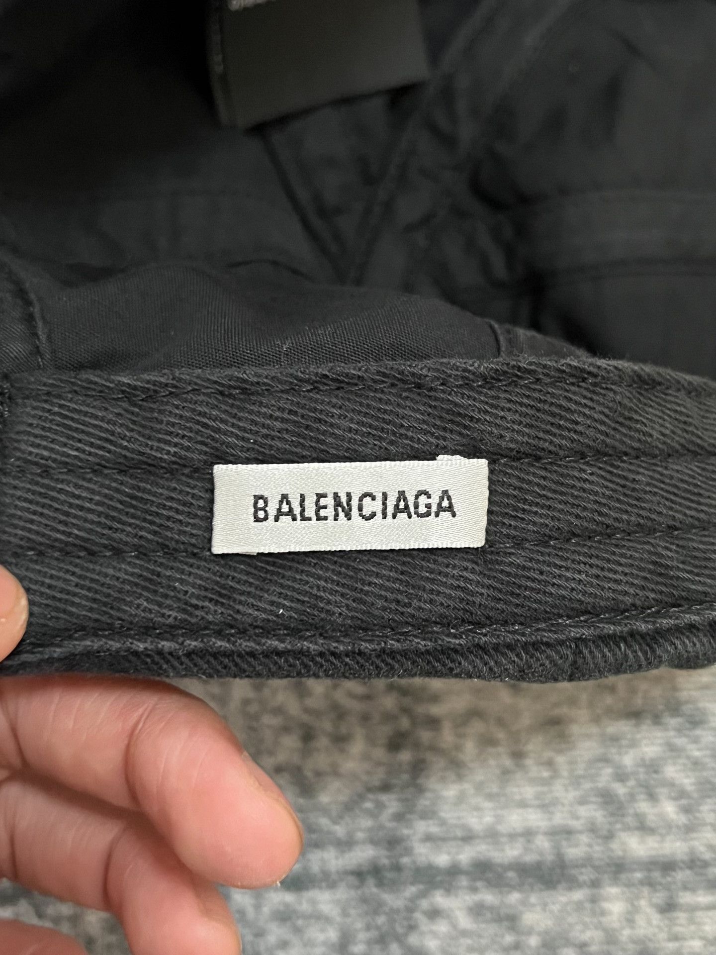 Balenciaga Balenciaga Black Hat L Men Size ONE SIZE - 4 Thumbnail