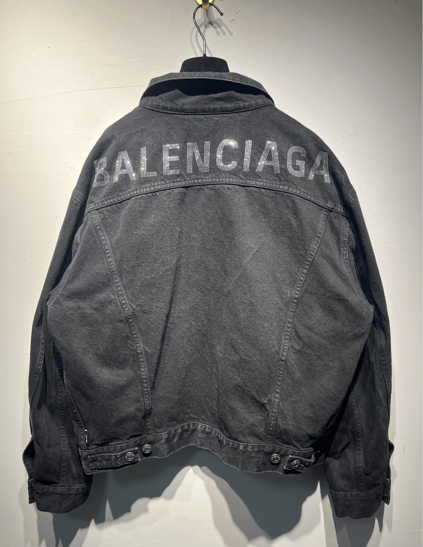 Balenciaga Balenciaga Retro Denim Black Jacket 34 Women Size XS / US 0-2 / IT 36-38 - 2 Thumbnail