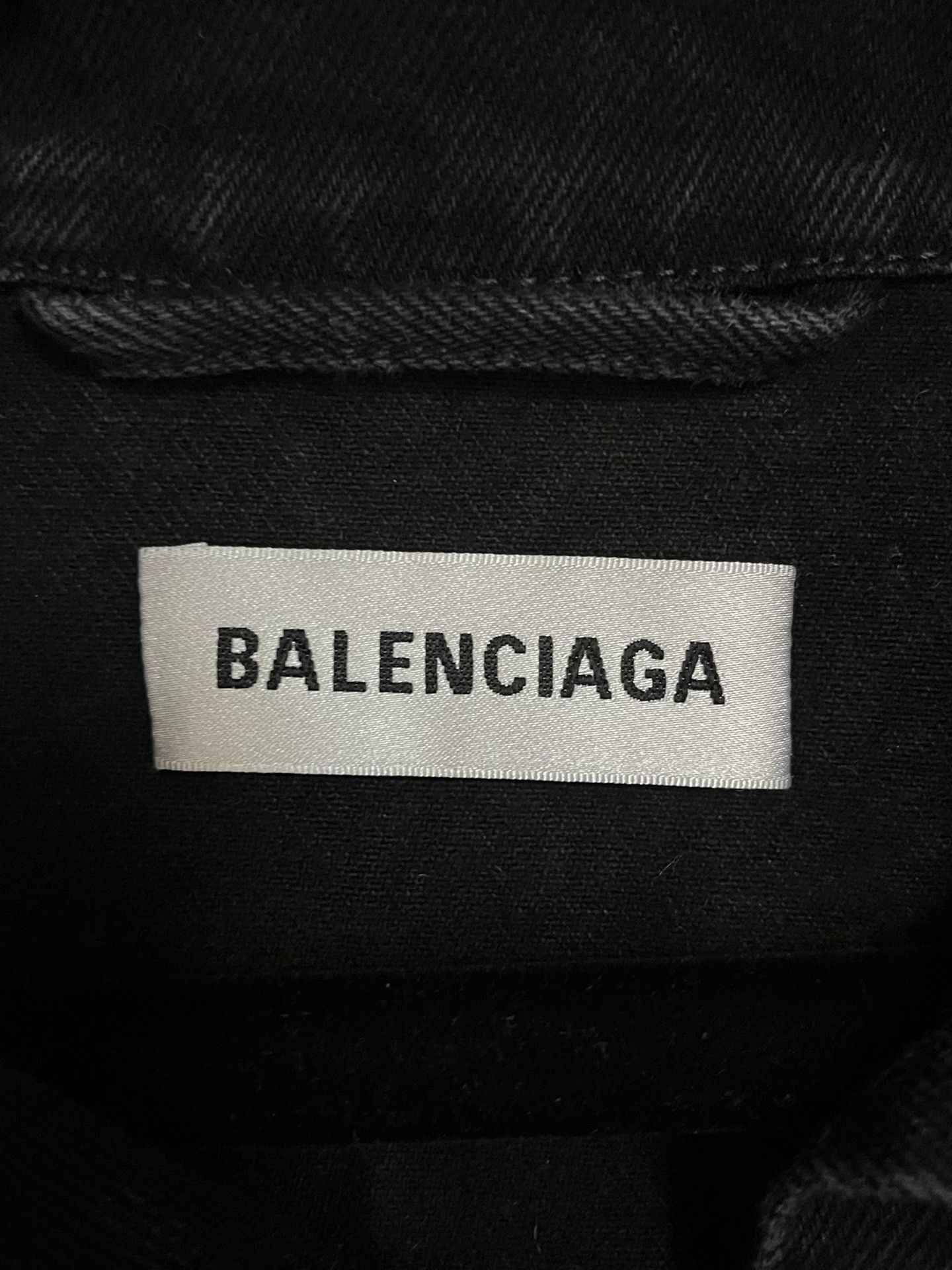 Balenciaga Balenciaga Retro Denim Black Jacket 34 Women Size XS / US 0-2 / IT 36-38 - 3 Thumbnail