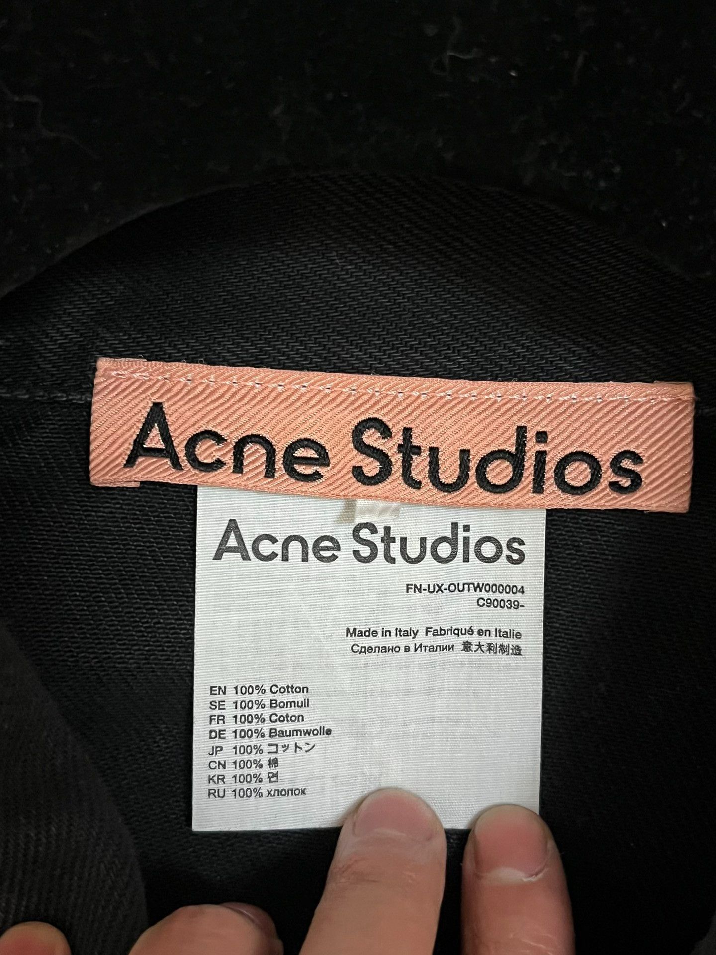 Acne Studios Acne Studios Denim Oversized Black Jacket XXS Women Size XXS / US 00 / IT 34 - 3 Thumbnail