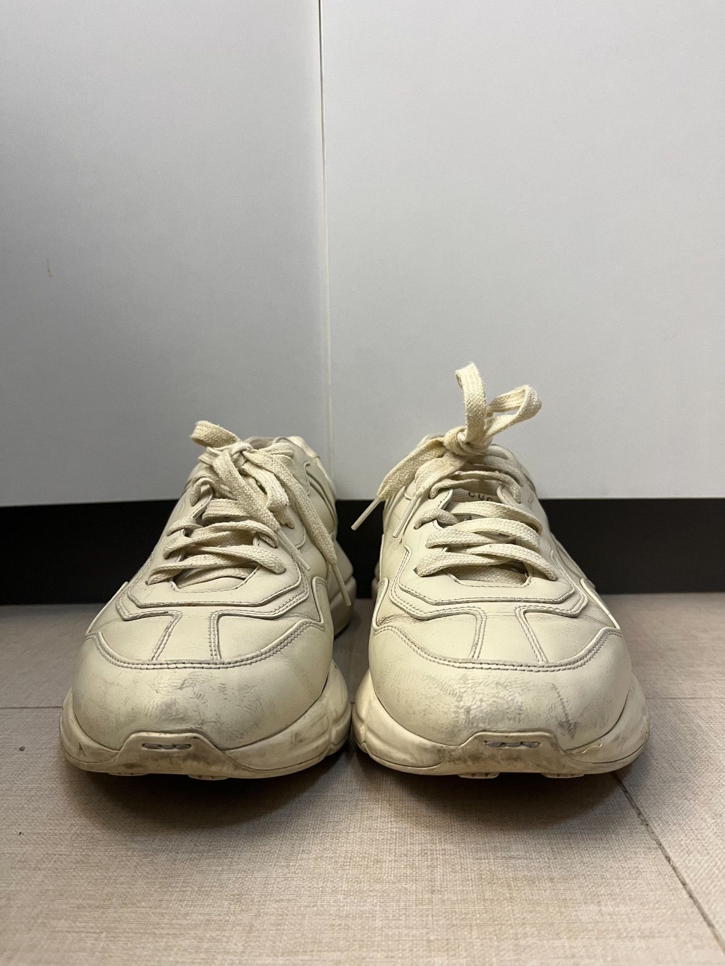 Gucci Gucci Retro White Lowtop Sneakers 7.5 Men Size US 7.5 / EU 40-41 - 2 Thumbnail