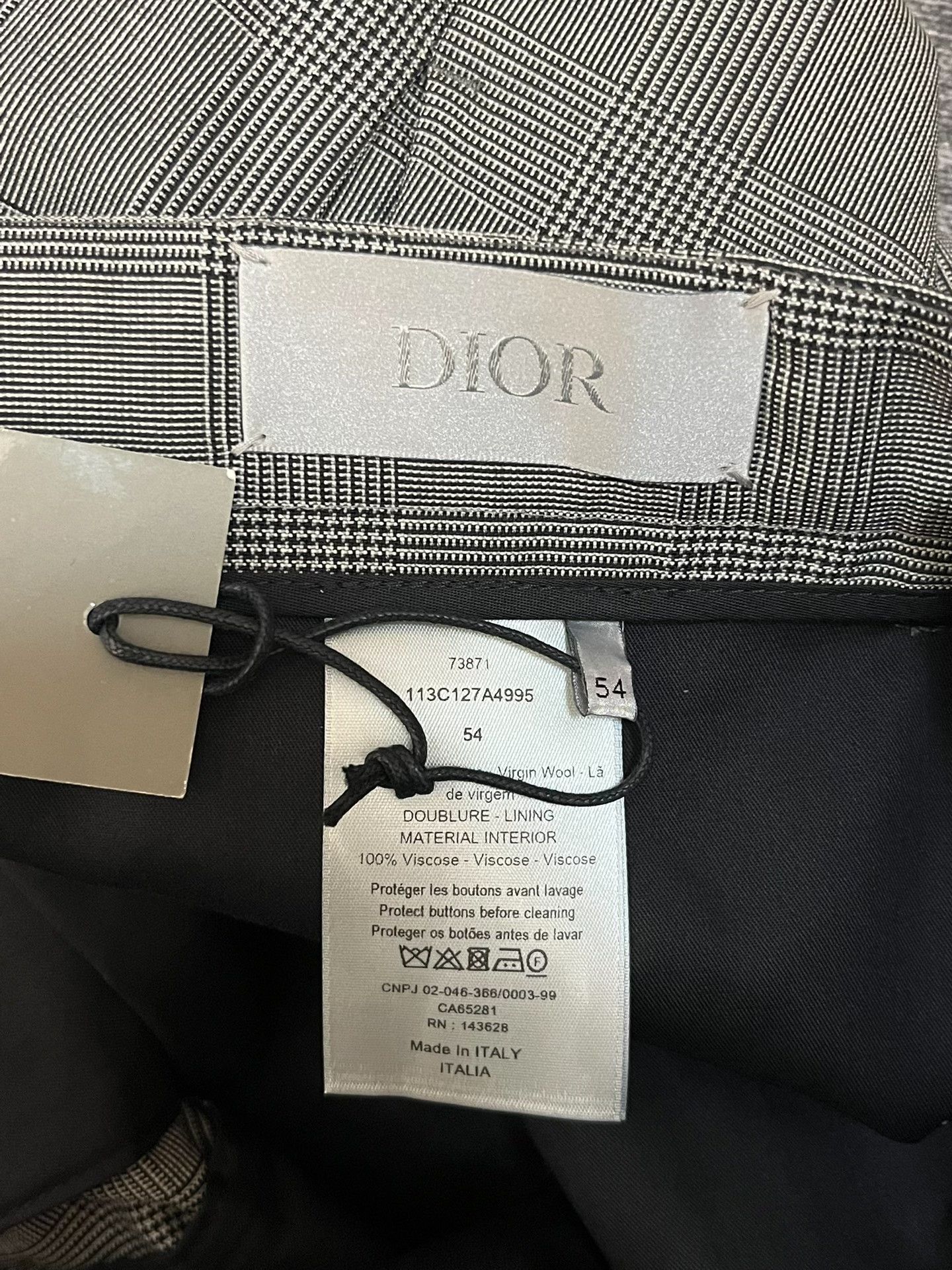 Dior Dior Casual Wool Gray Item 54 Men Size 40R - 3 Thumbnail
