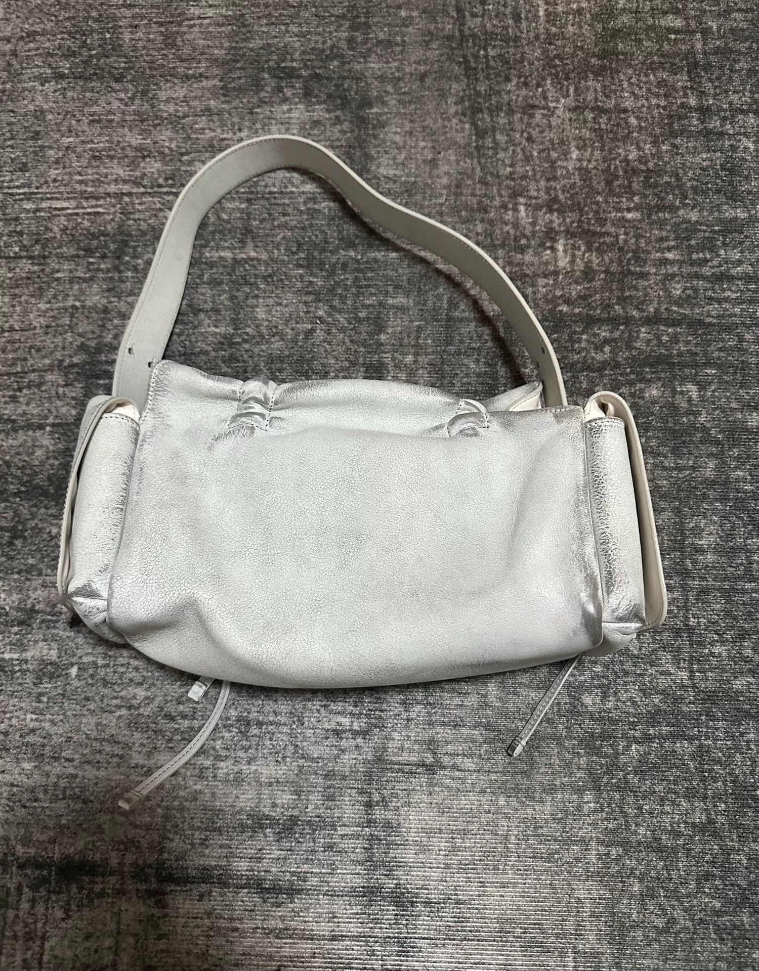Acne Studios Acne Studios Leather White Shoulder Bag 36 Women Size ONE SIZE - 3 Thumbnail