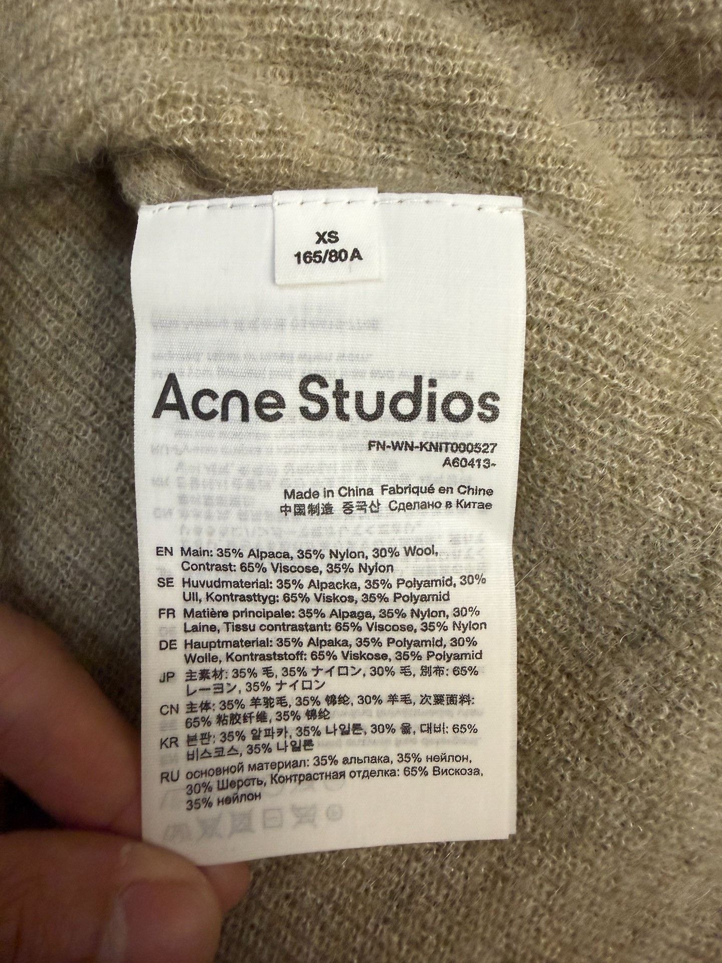 Acne Studios Acne Studios Knit Sweater XS Women Size XS / US 0-2 / IT 36-38 - 4 Thumbnail
