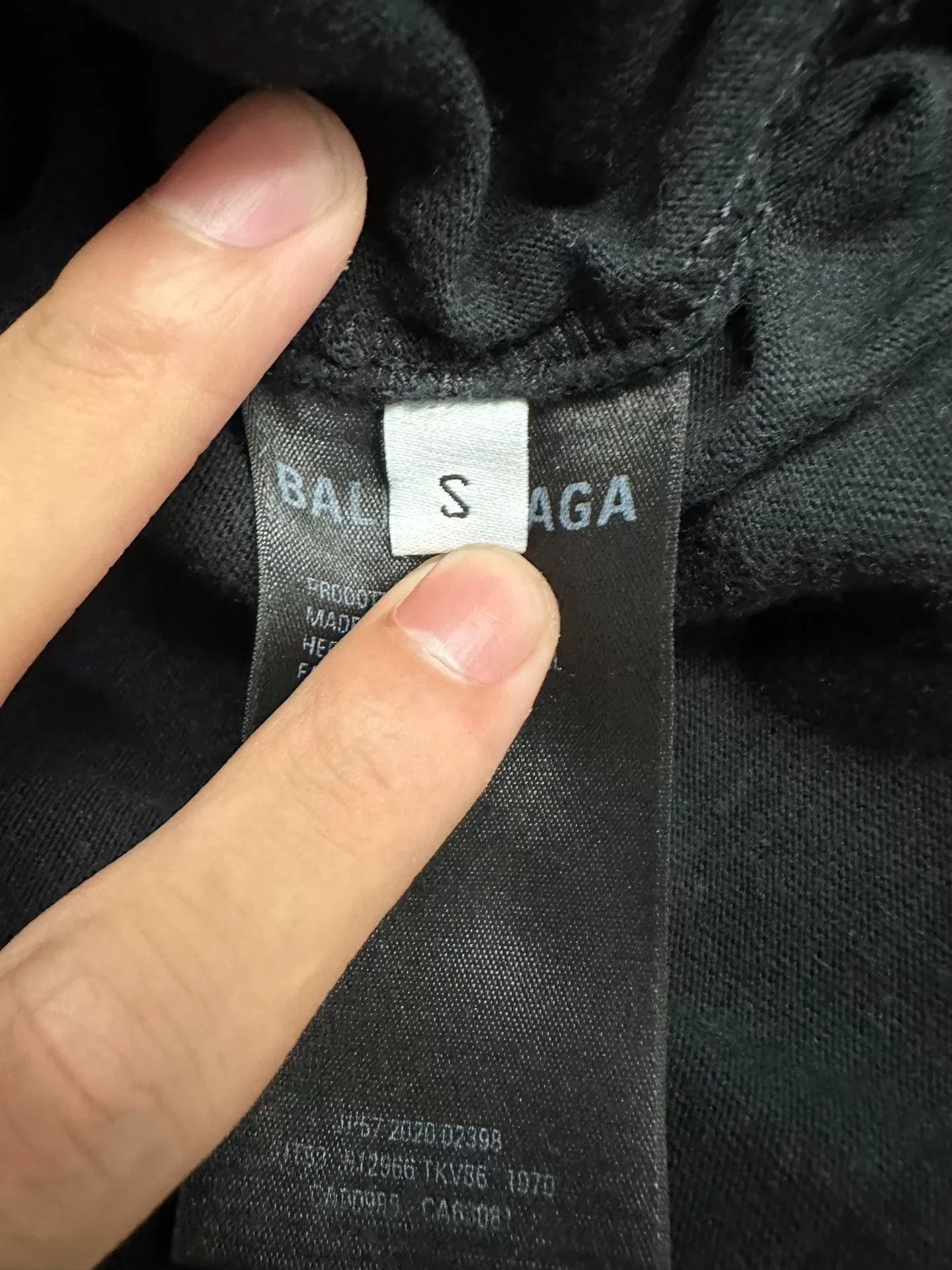 Balenciaga Balenciaga Printed Black T-Shirt S Men Size US S / EU 44-46 / 1 - 3 Thumbnail