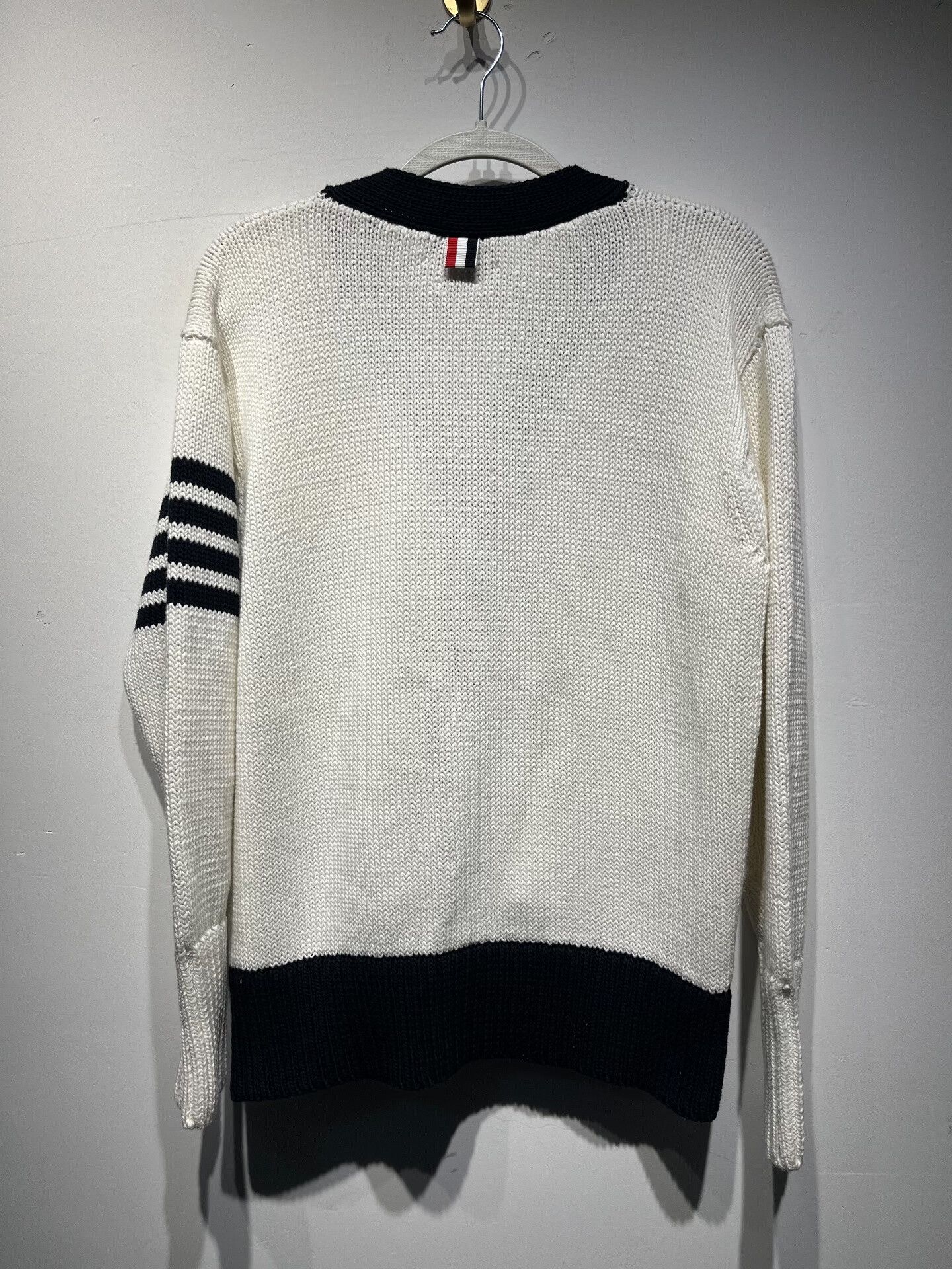 Thom Browne Thom Browne Knit Striped Brown Sweater 3 Women Size XS / US 0-2 / IT 36-38 - 2 Thumbnail