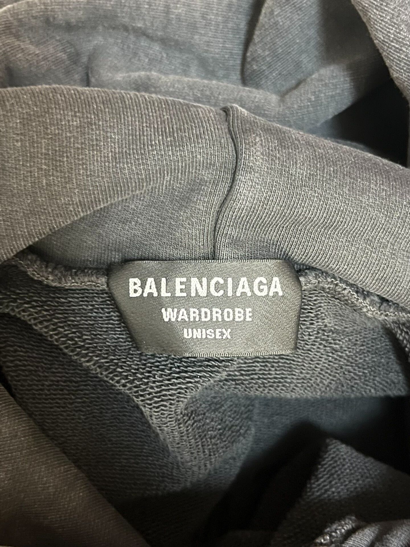 Balenciaga Balenciaga Retro Embroidered Gray Hoodie M Women Size M / US 6-8 / IT 42-44 - 3 Thumbnail