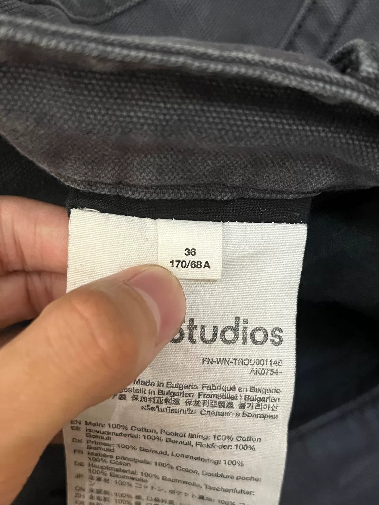 Acne Studios Acne Studios Denim Black Jeans 36 Women Size 36" / US 14 / IT 50 - 3 Thumbnail