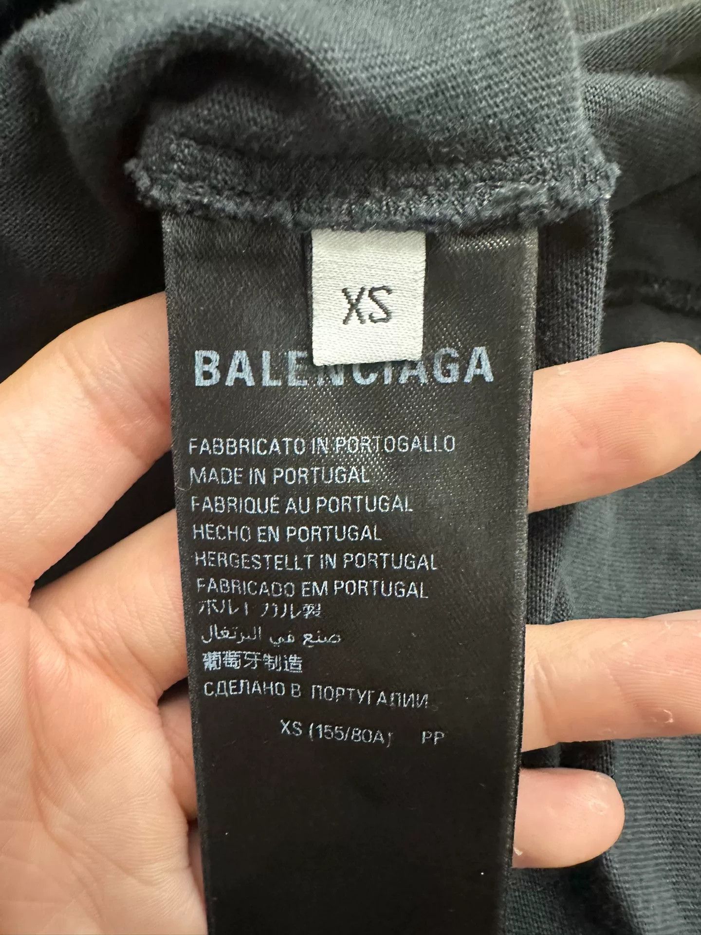 Balenciaga Balenciaga Black T-Shirt XS Men Size US XS / EU 42 / 0 - 4 Thumbnail