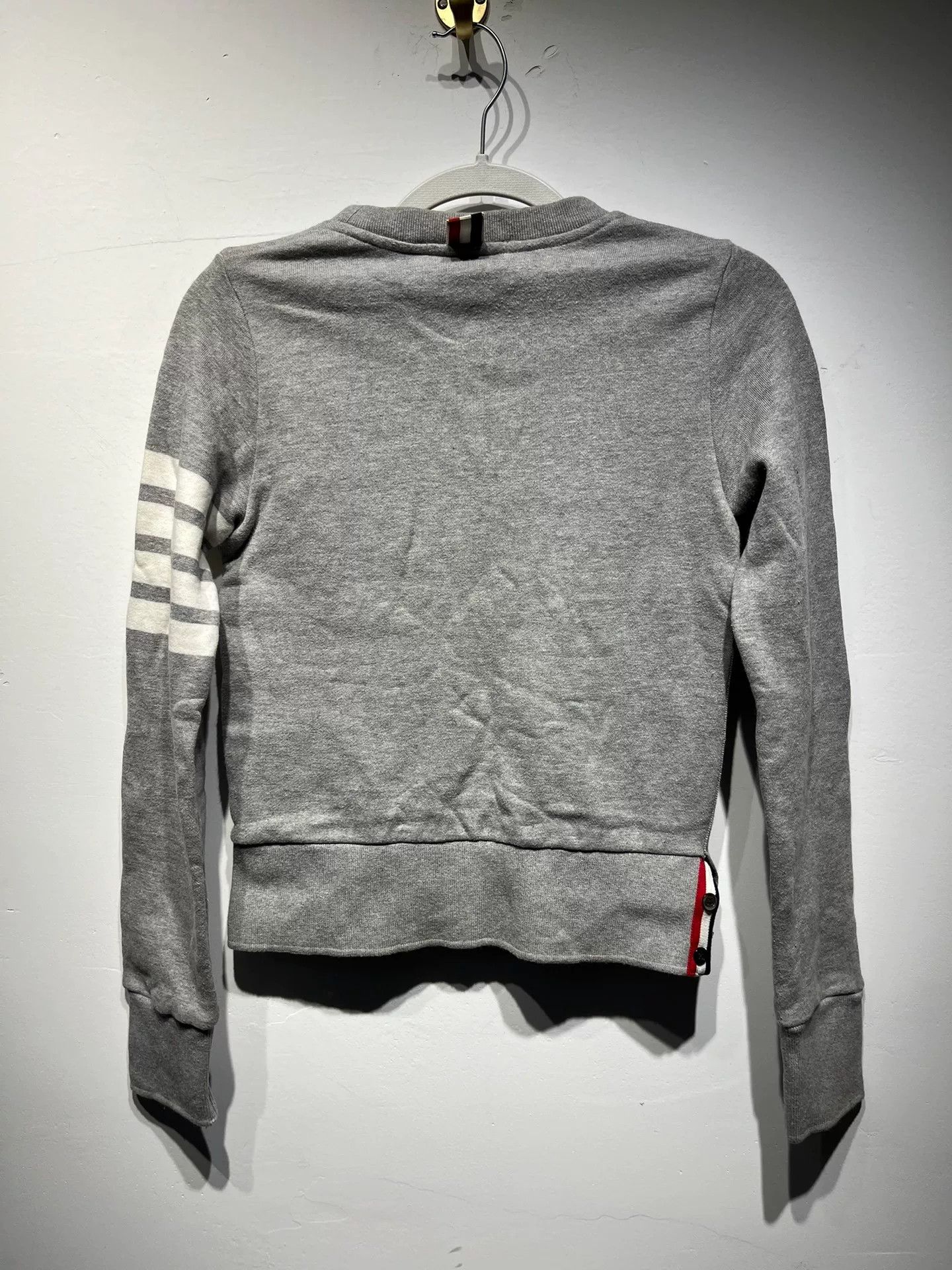 Thom Browne Thom Browne Striped Brown Hoodie 38 Women Size S / US 4 / IT 40 - 2 Thumbnail