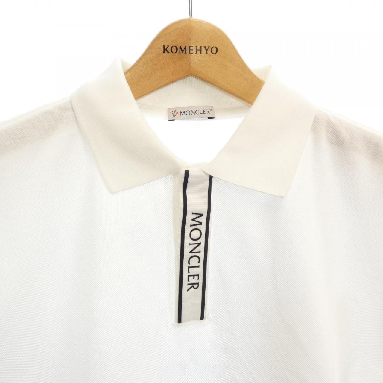 Moncler Moncler Moncler Cotton Polo Shirt Textile Tops 8A00002 89A16 DUTY FREE for USA Size ONE SIZE - 5 Thumbnail