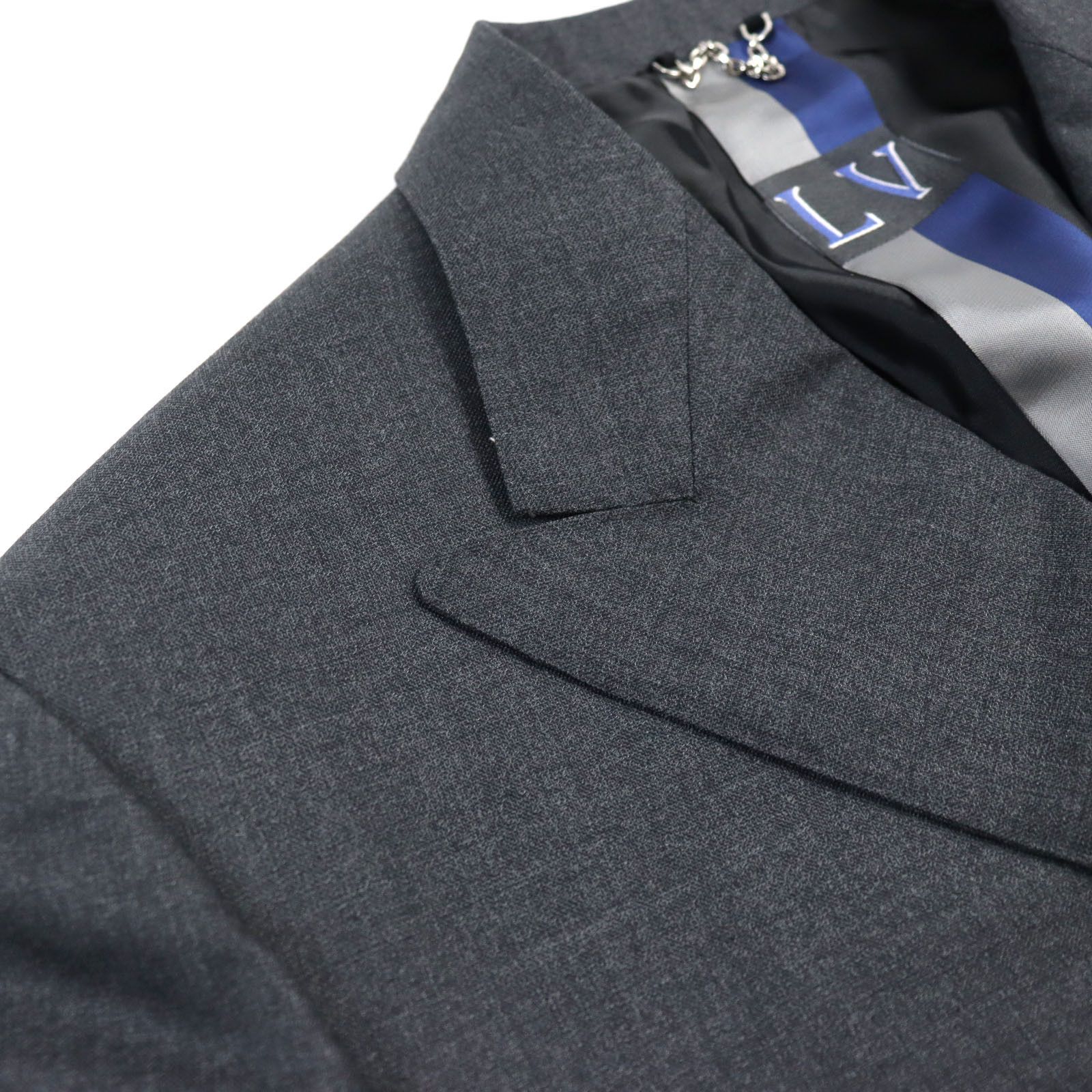 Louis Vuitton Louis Vuitton Louis Vuitton Wool Silk Suit Textile Suits HGCF7W DUTY FREE for USA Size ONE SIZE - 9 Thumbnail