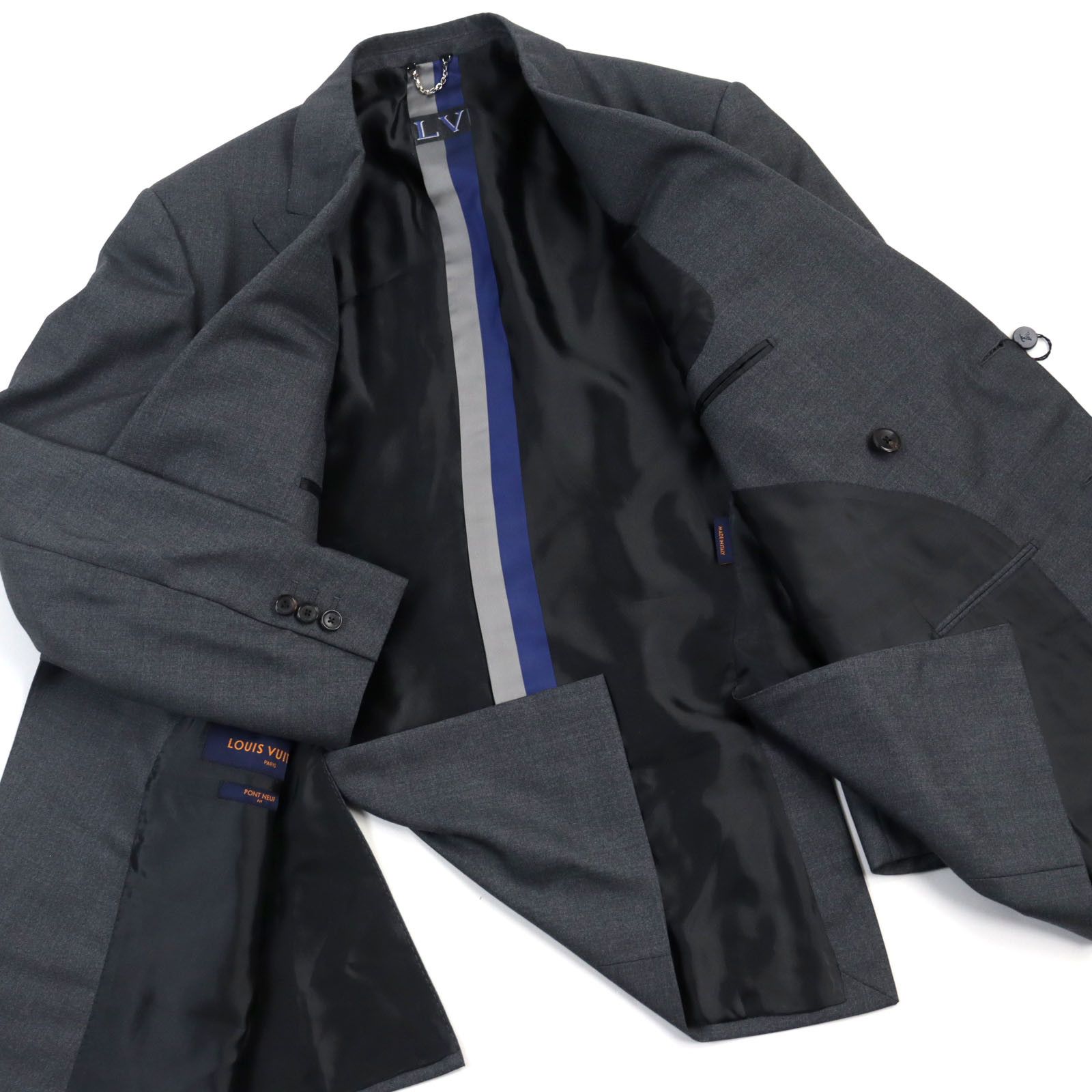 Louis Vuitton Louis Vuitton Louis Vuitton Wool Silk Suit Textile Suits HGCF7W DUTY FREE for USA Size ONE SIZE - 3 Thumbnail