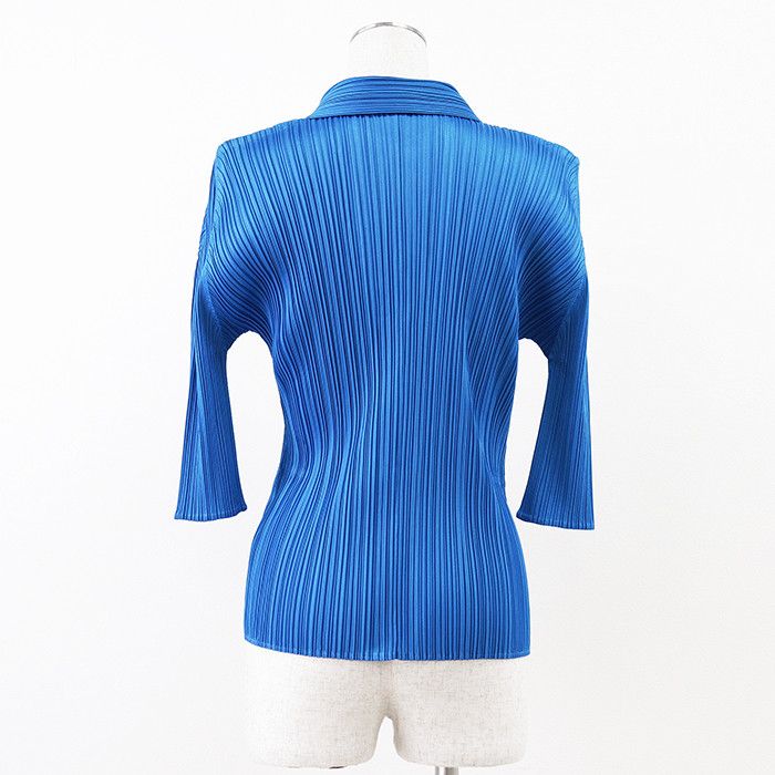 Other Other PLEATS PLEASE Polyester Long Sleeve Shirt Textile Tops DUTY FREE for USA Size ONE SIZE - 3 Thumbnail