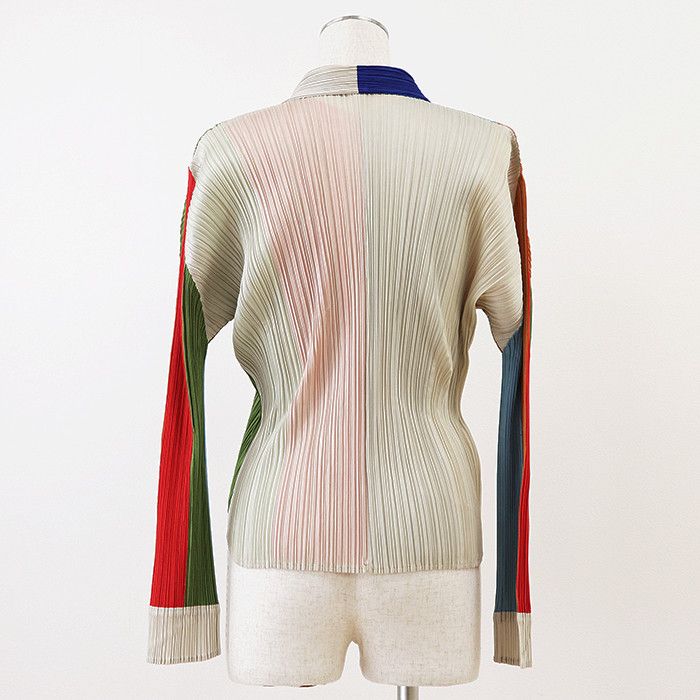 Other Other PLEATS PLEASE Polyester Long Sleeve Shirt Textile Tops DUTY FREE for USA Size ONE SIZE - 5 Thumbnail