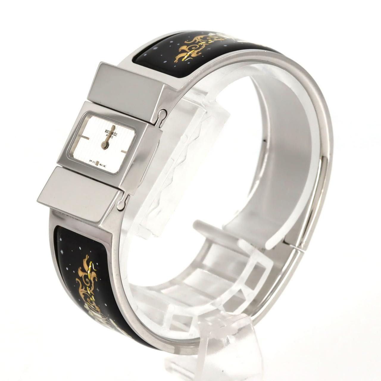 Hermes Hermes Hermes Heure H Steel Quartz Metal Quartz LO1.210 DUTY FREE for USA Size ONE SIZE - 2 Thumbnail