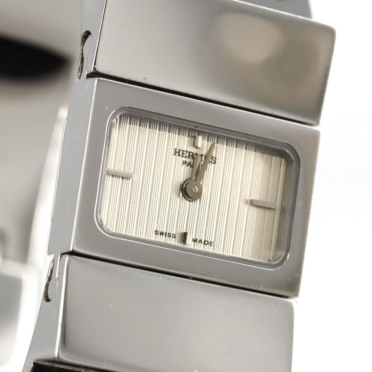 Hermes Hermes Hermes Heure H Steel Quartz Metal Quartz LO1.210 DUTY FREE for USA Size ONE SIZE - 6 Thumbnail