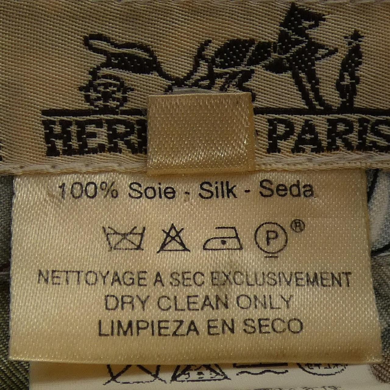 Hermes Hermes Hermes TANZANIA Silk Shirt Textile Tops DUTY FREE for USA Size ONE SIZE - 3 Thumbnail