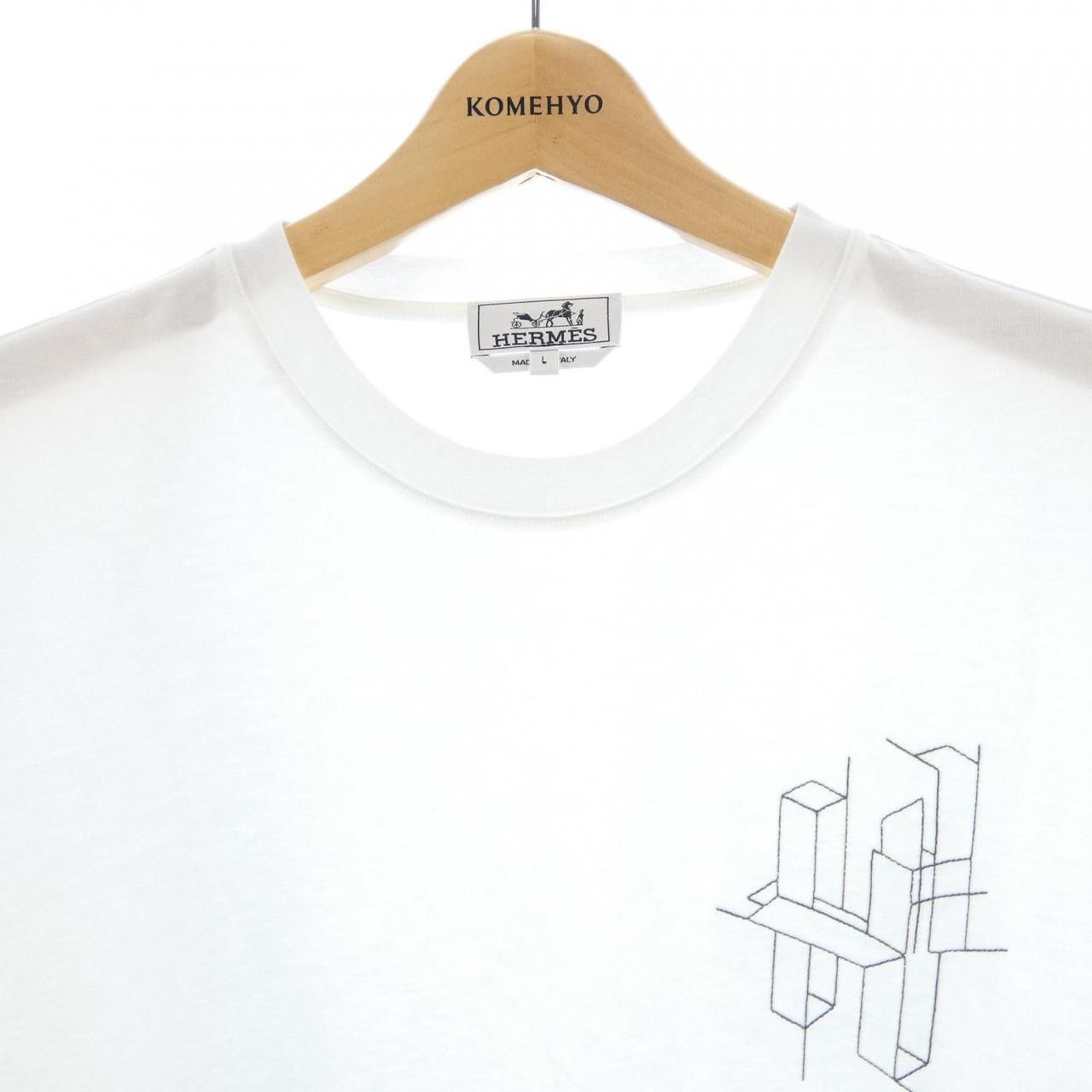 Hermes Hermes Hermes T Shirt Textile T-Shirts DUTY FREE for USA Size ONE SIZE - 5 Thumbnail