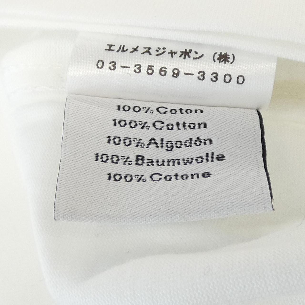 Hermes Hermes Hermes T Shirt Textile T-Shirts DUTY FREE for USA Size ONE SIZE - 3 Thumbnail