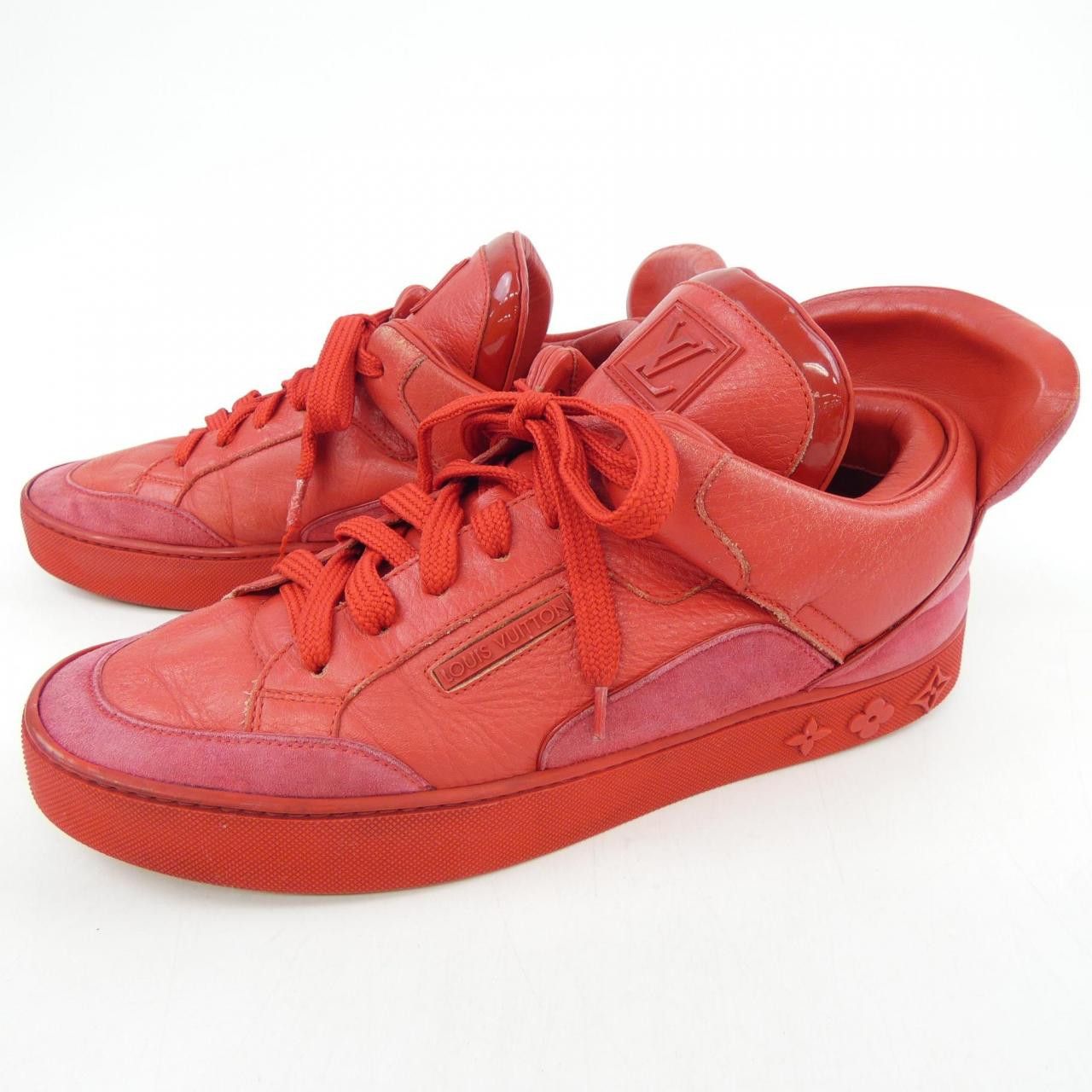 Louis Vuitton Louis Vuitton Louis Vuitton Sneakers Leather Shoes KANYEWEST DUTY FREE for USA Size ONE SIZE - 3 Thumbnail