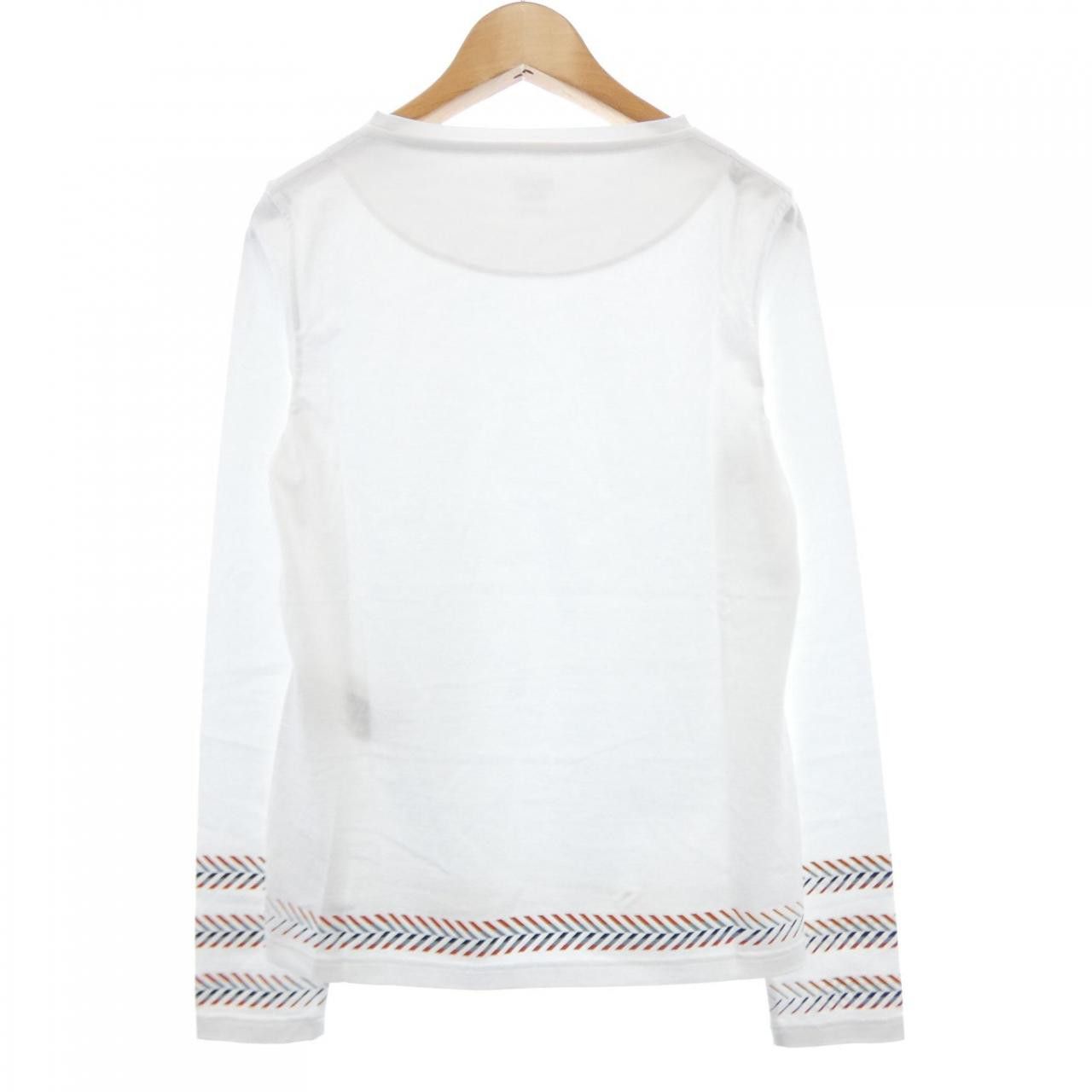 Hermes Hermes Hermes CHEVRON Cartouche Cotton TShirt Textile T-Shirts DUTY FREE for USA Size ONE SIZE - 2 Thumbnail