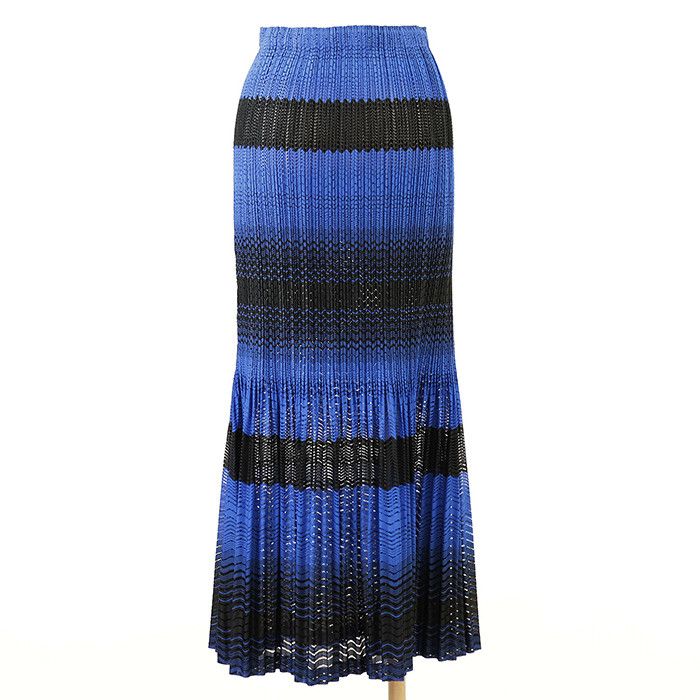 Issey Miyake Issey Miyake Pleats Please Pleated Perforated Skirt Textile Skirts DUTY FREE for USA Size ONE SIZE - 3 Thumbnail
