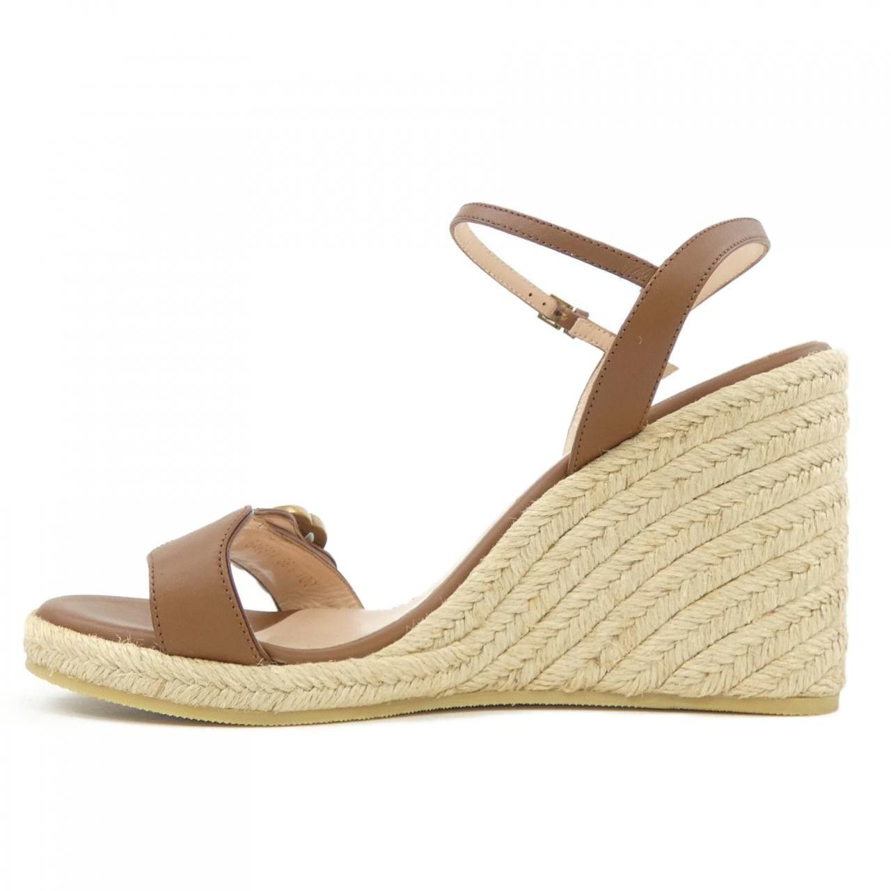 Gucci Gucci Gucci Leather Sandals Leather Shoes 646311 DUTY FREE for USA Size ONE SIZE - 2 Thumbnail