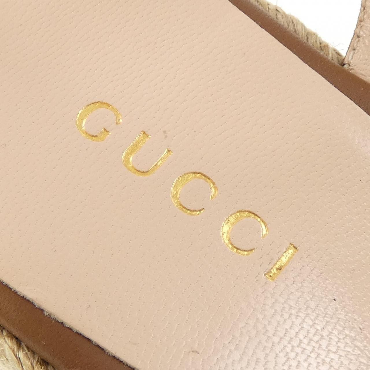 Gucci Gucci Gucci Leather Sandals Leather Shoes 646311 DUTY FREE for USA Size ONE SIZE - 6 Thumbnail