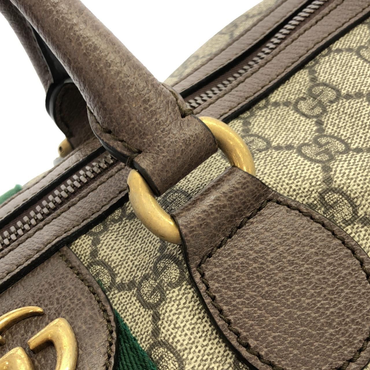 Gucci Gucci Gucci Savoy GG Supreme Canvas Boston Bag Textile Travel Bag 5479539C2ST DUTY FREE for USA Size ONE SIZE - 6 Thumbnail