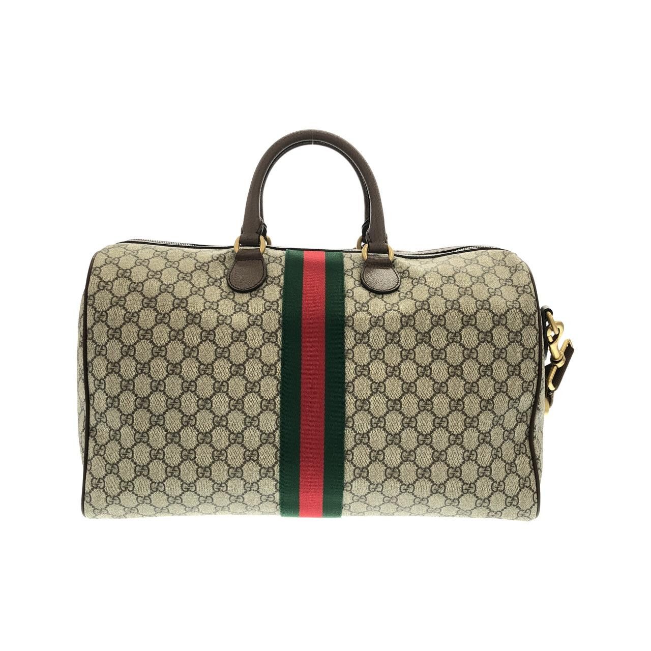 Gucci Gucci Gucci Savoy GG Supreme Canvas Boston Bag Textile Travel Bag 5479539C2ST DUTY FREE for USA Size ONE SIZE - 2 Thumbnail
