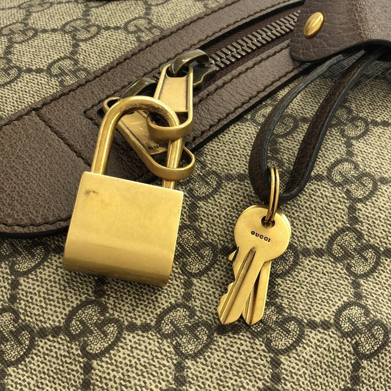 Gucci Gucci Gucci Savoy GG Supreme Canvas Boston Bag Textile Travel Bag 5479539C2ST DUTY FREE for USA Size ONE SIZE - 5 Thumbnail