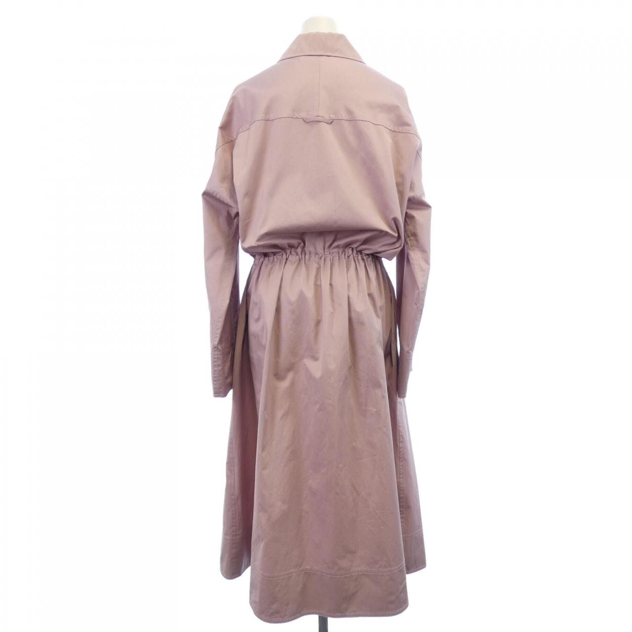 Hermes Hermes Hermes Crude Cell Shirt Dress Dress Textile Dresses 5E0573DV DUTY FREE for USA Size ONE SIZE - 2 Thumbnail