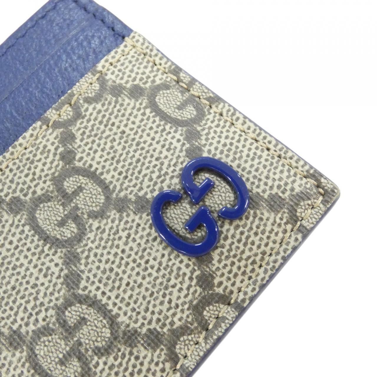Gucci Gucci Gucci GG Supreme Canvas Leather Card Case Leather Card Case 768248FACQC DUTY FREE for USA Size ONE SIZE - 3 Thumbnail